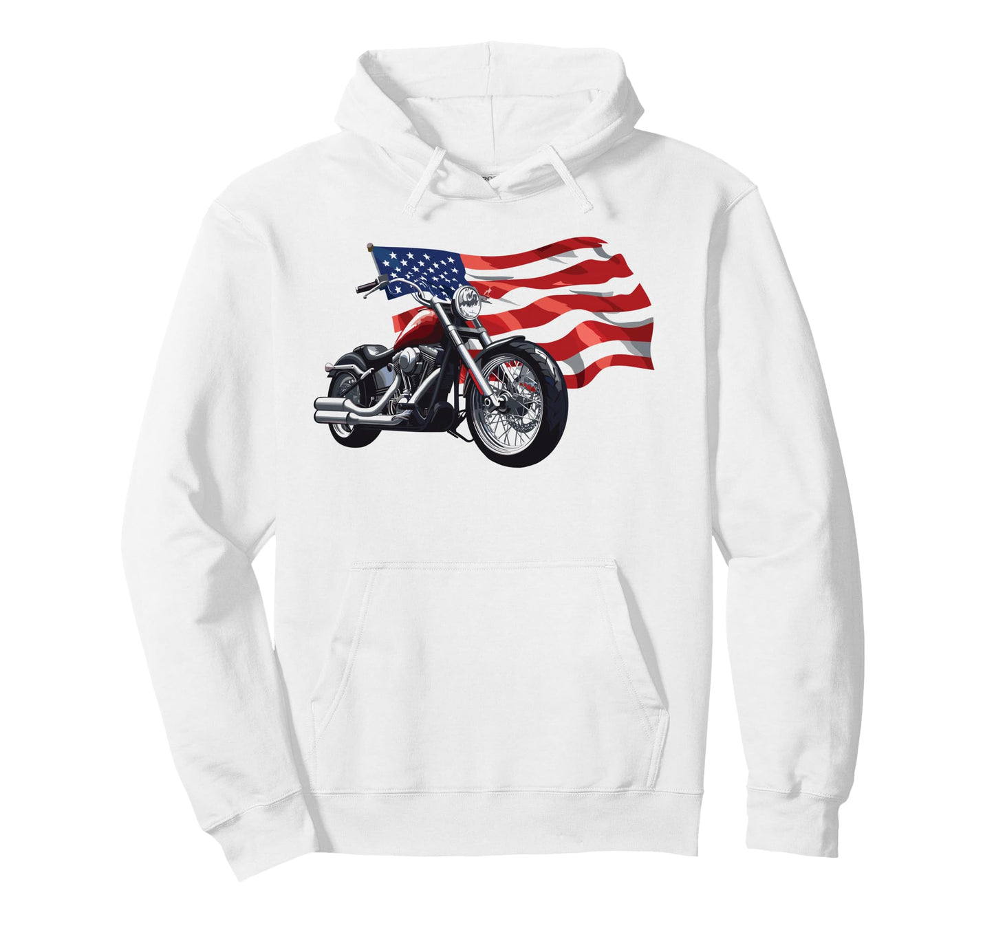 Motorcycle Biker Motorcycle Us Hoodie - Casual Everyday Wear for Adults - T-Shirt, Sweatshirt, Hoodie