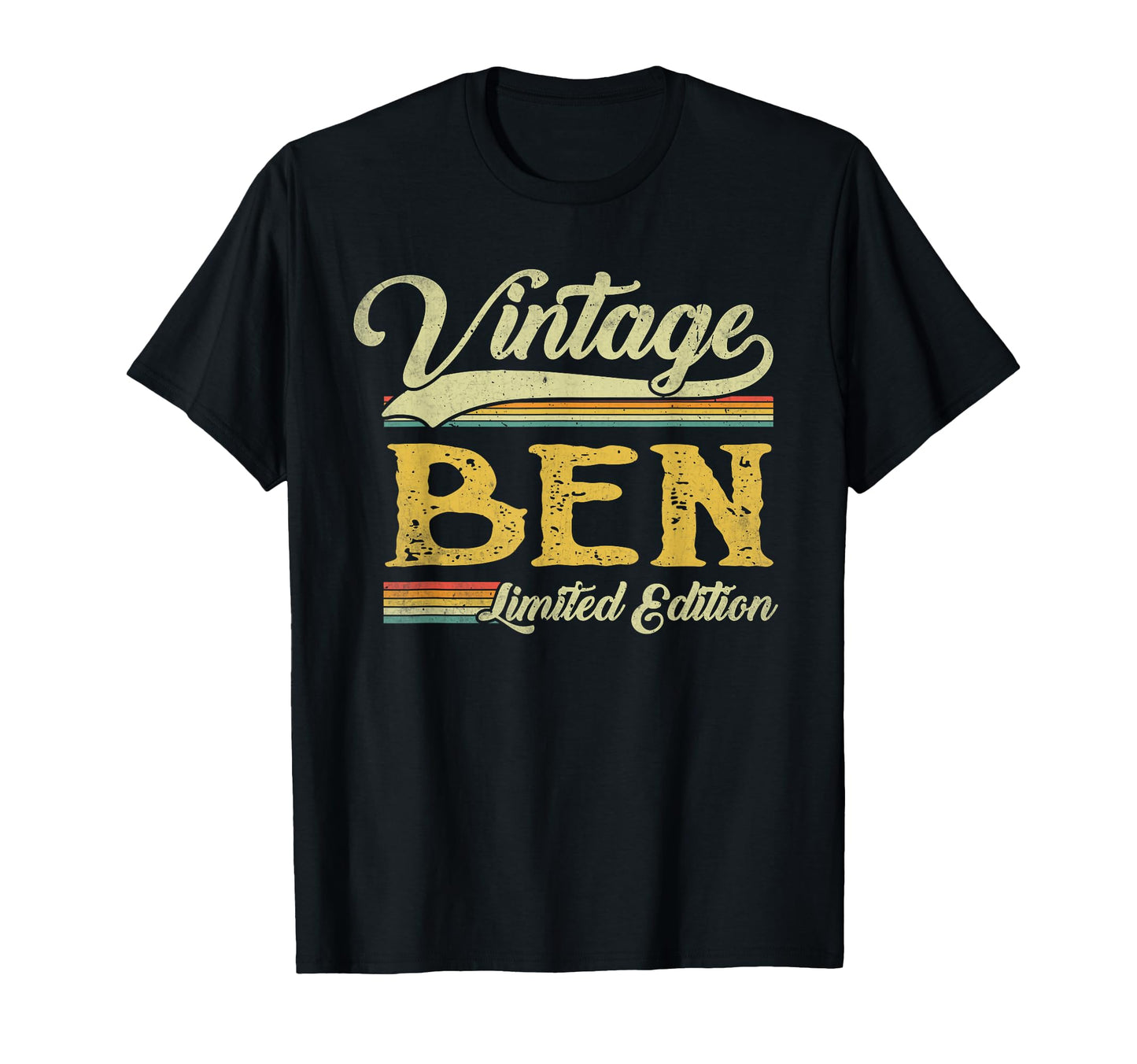 Ben Name Gifts Ben Birthday T-Shirt - Custom Art Print Unisex - T-Shirt, Sweatshirt, Hoodie
