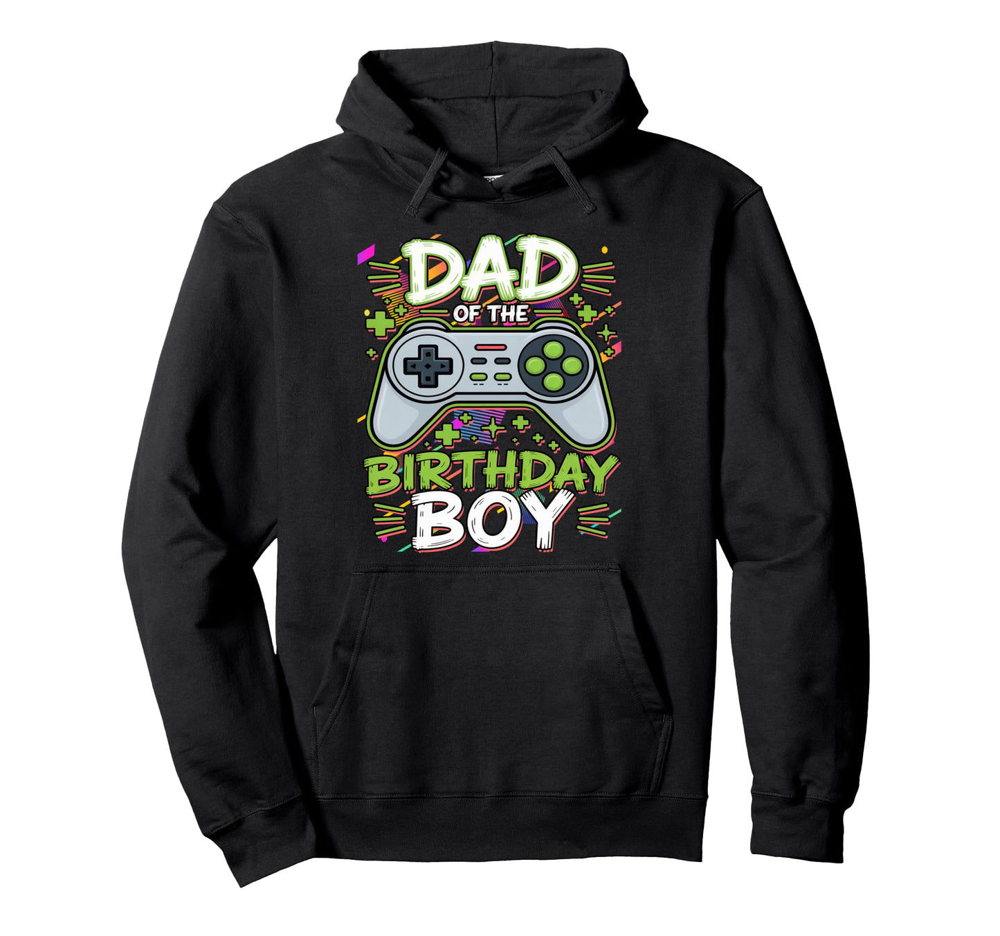 Dad Birthday Video Game Hoodie - Graphic Print Unisex - T-Shirt, Sweatshirt, Hoodie