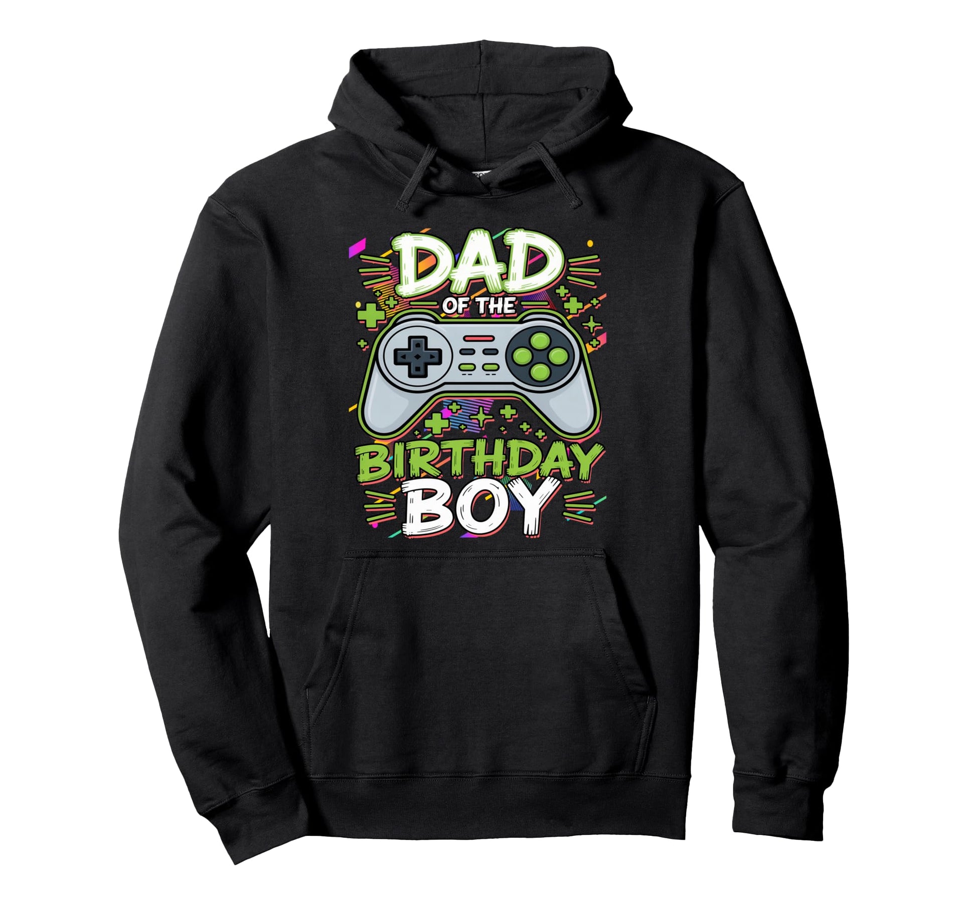 Dad Birthday Video Game Hoodie - Graphic Print Unisex - T-Shirt, Sweatshirt, Hoodie