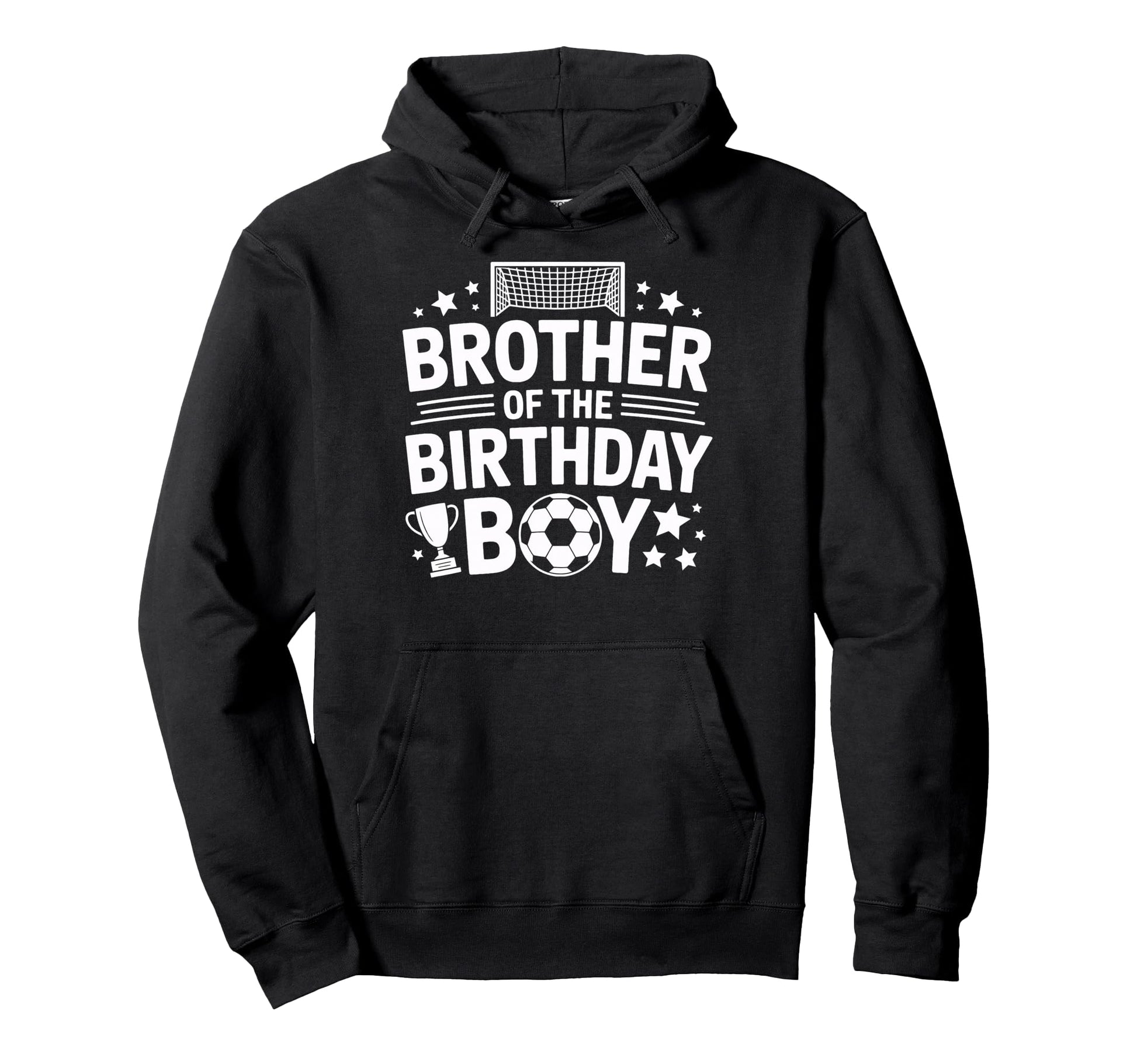 Soccer Brother Birthday Match Hoodie - Trendy Graphic Men Women - T-Shirt, Sweatshirt, Hoodie
