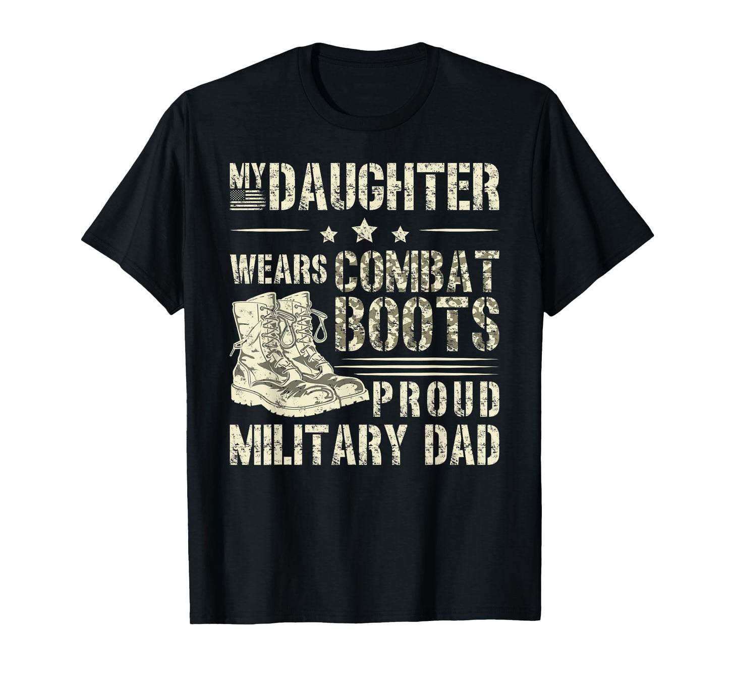 My Daughter Proud Military Dad T-Shirt - Minimalist Print for Adults - T-Shirt, Sweatshirt, Hoodie