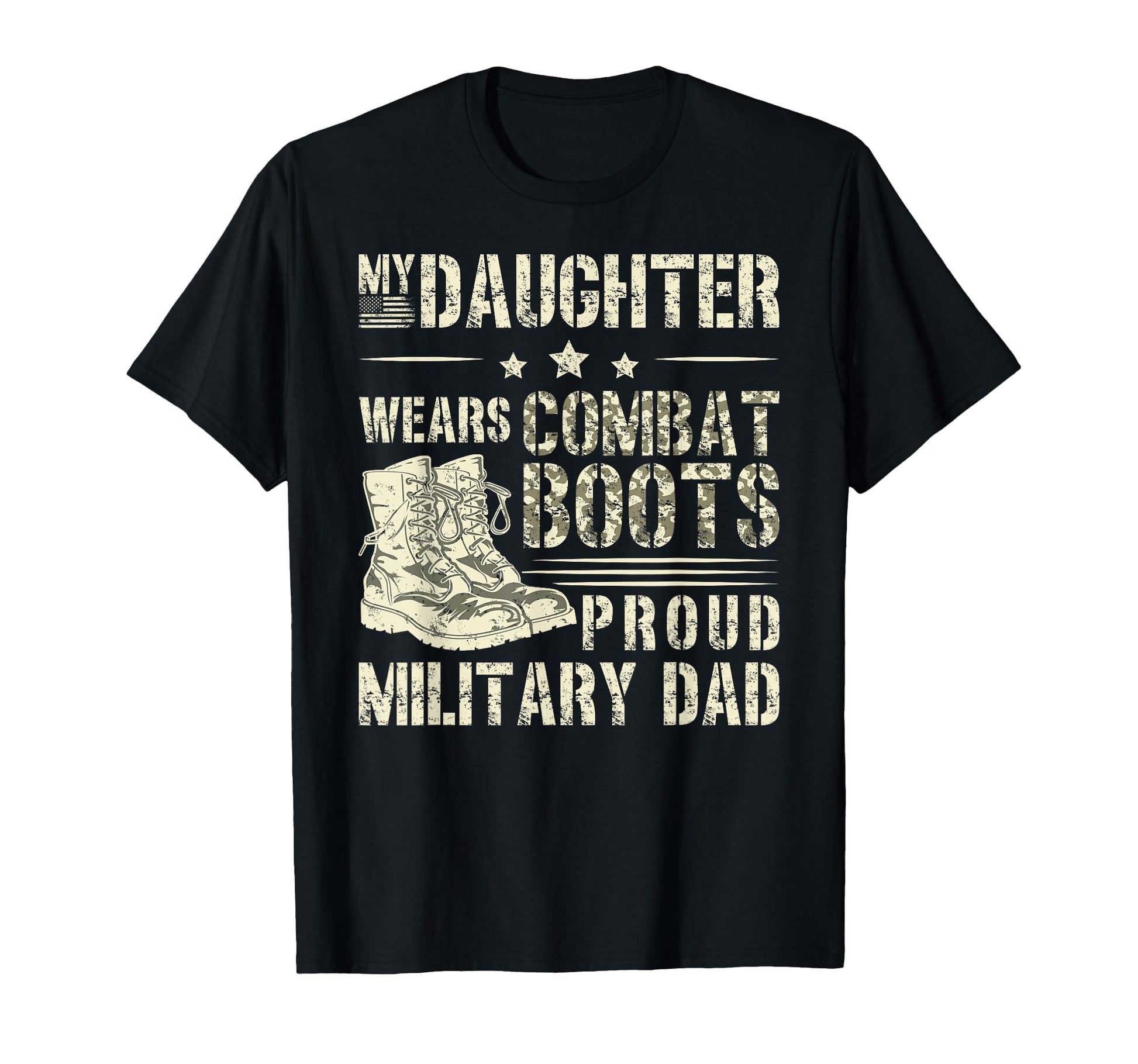 My Daughter Proud Military Dad T-Shirt - Minimalist Print for Adults - T-Shirt, Sweatshirt, Hoodie