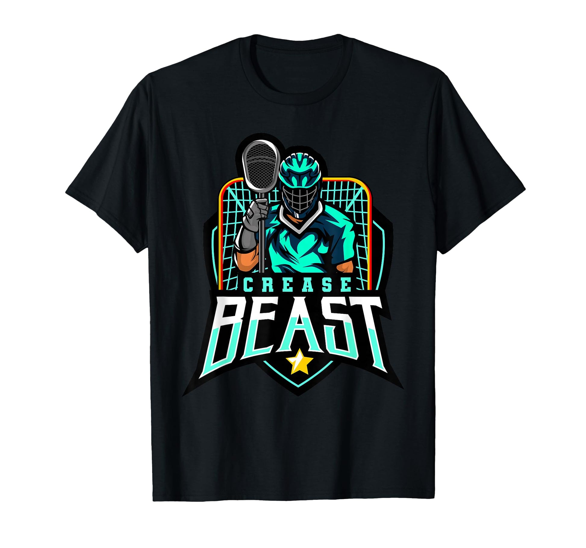 Crease Beast Lacrosse Goalkeeper T-Shirt - Casual Everyday Wear Men Women - T-Shirt, Sweatshirt, Hoodie