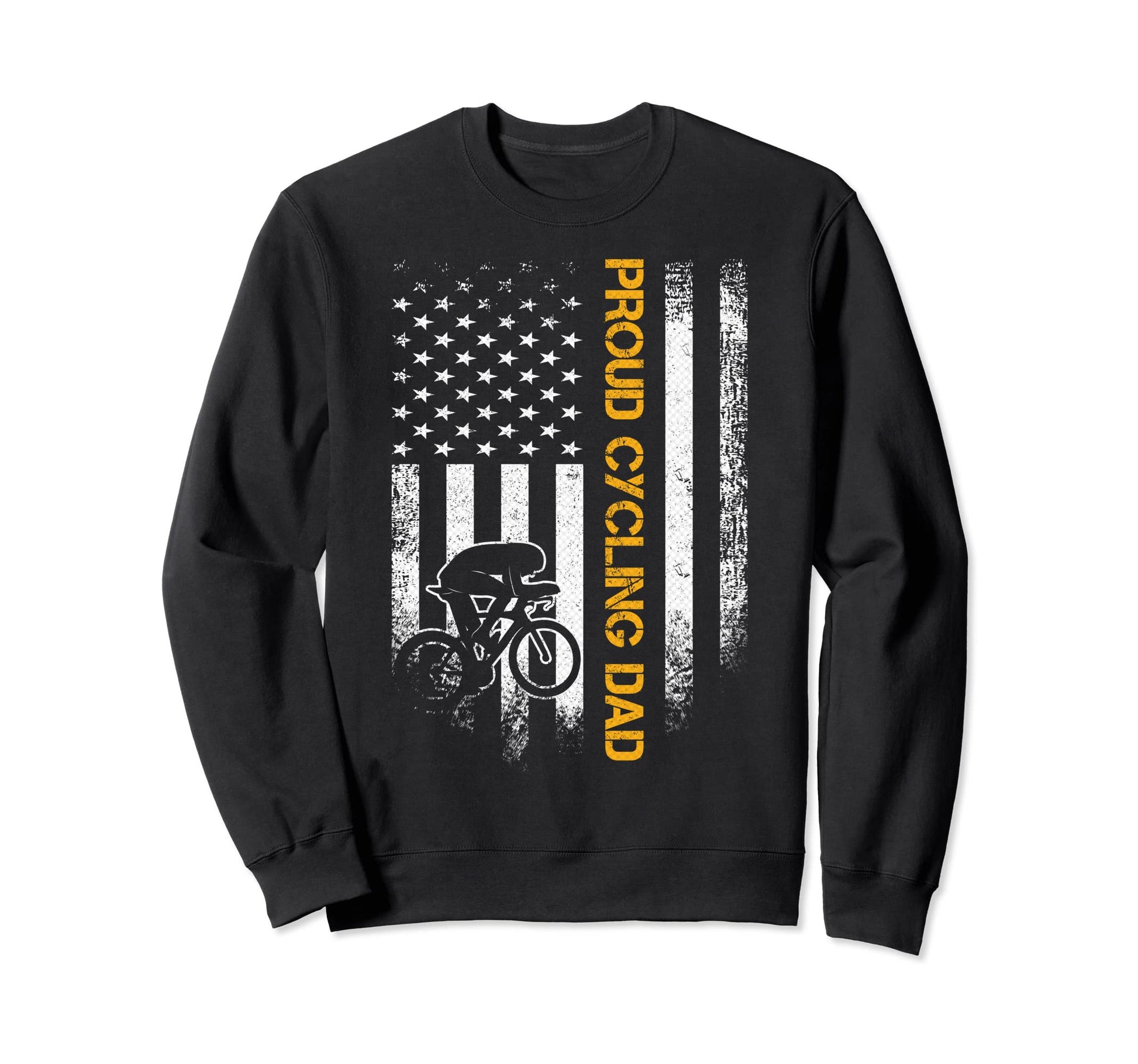 Usa American Flag Proud Sweatshirt - Casual Everyday Wear Men Women - T-Shirt, Sweatshirt, Hoodie