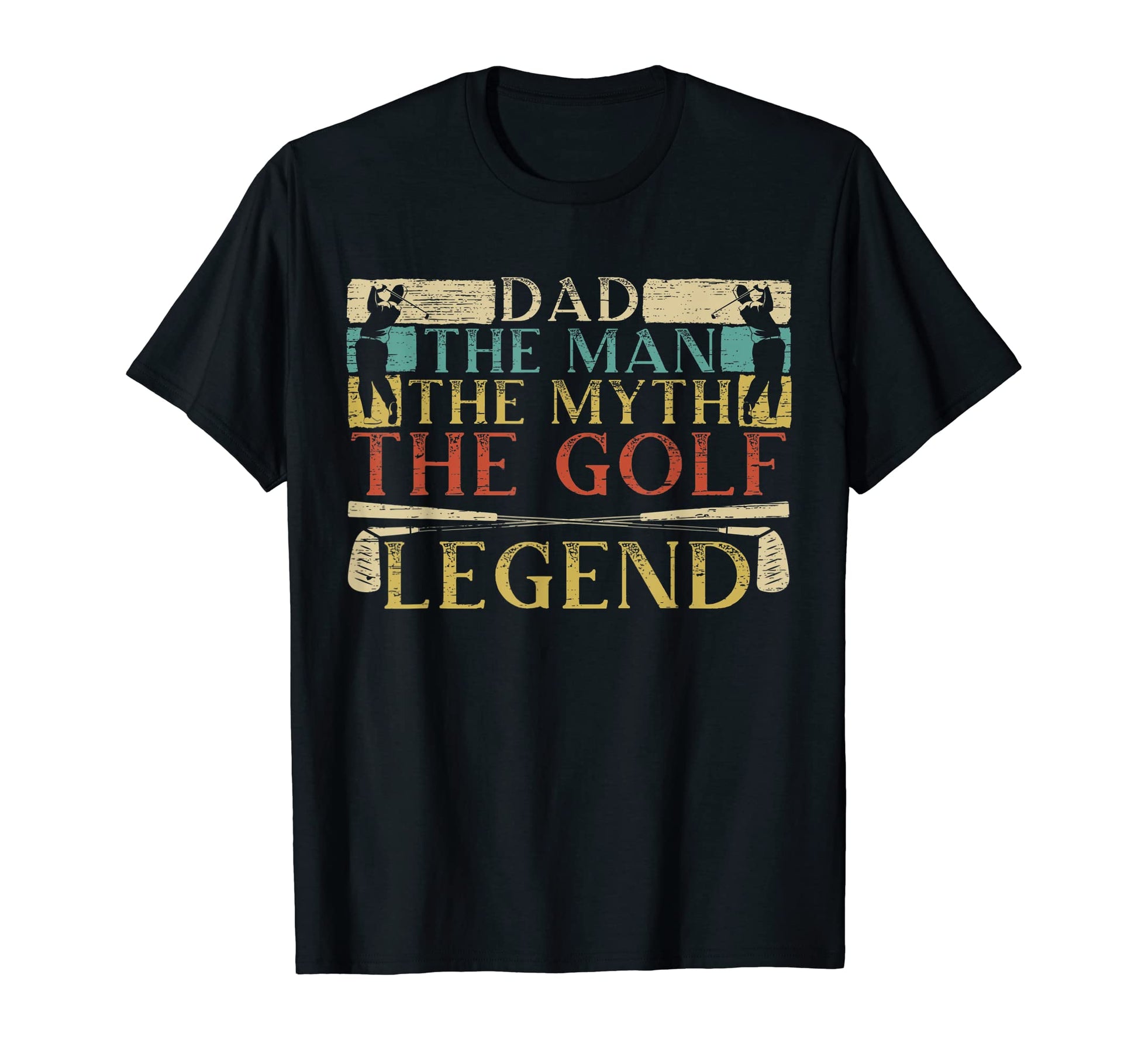 Mens Dad Myth Golf Legend Golfer T-Shirt - Streetwear Style for Adults - T-Shirt, Sweatshirt, Hoodie
