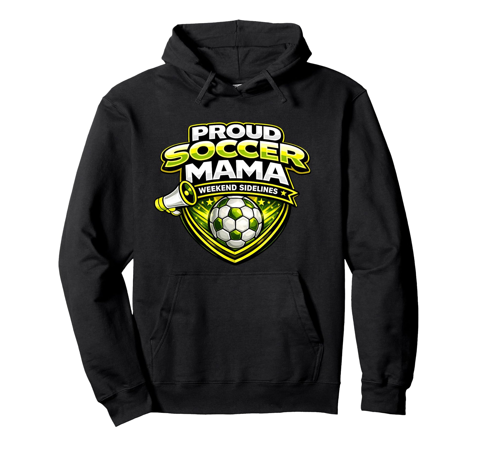 Proud Soccer Mama Funny Weekend Hoodie - Custom Art Print for Adults - T-Shirt, Sweatshirt, Hoodie