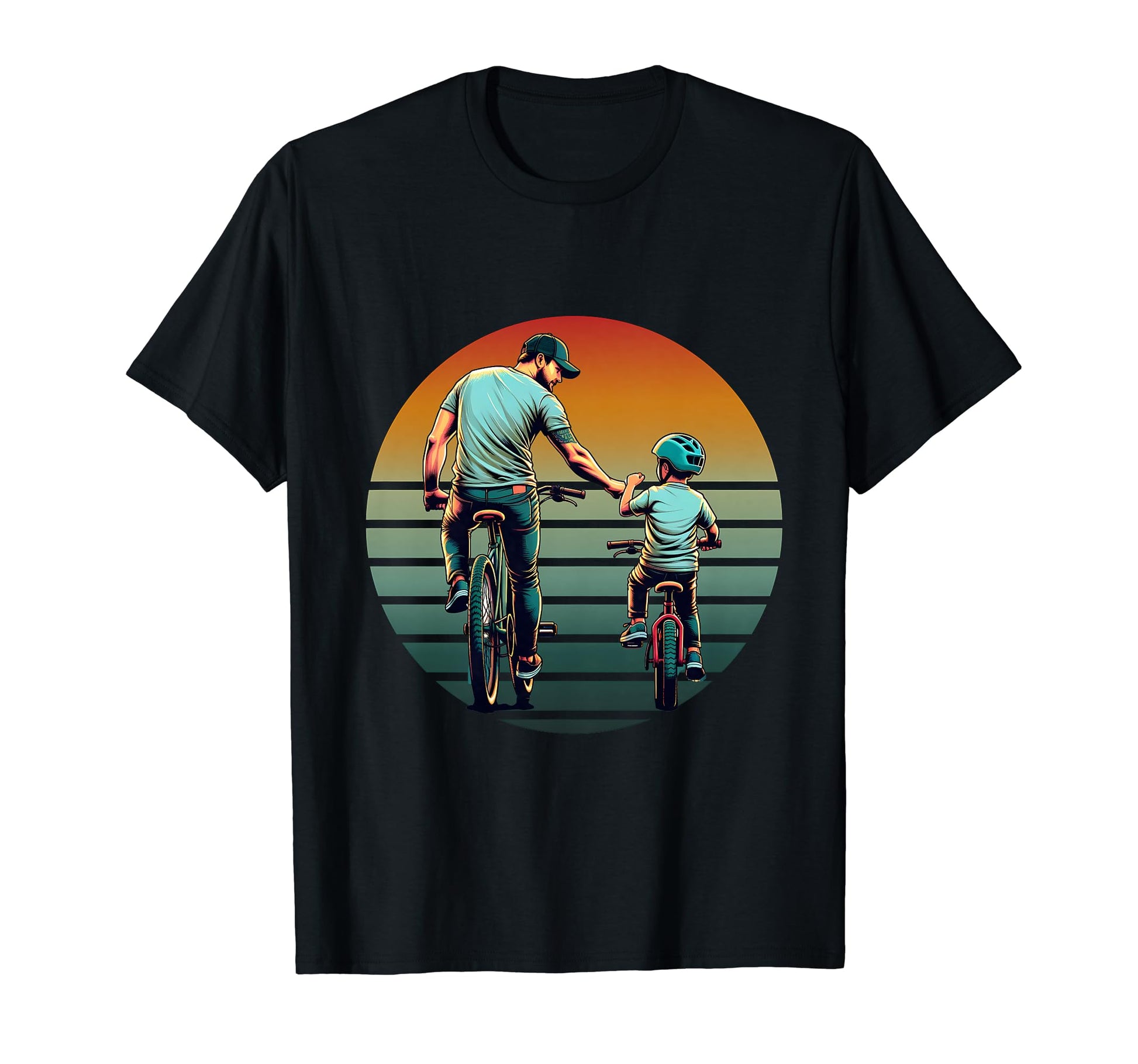 Father And Son Cycling Partner Life T-Shirt - Casual Everyday Wear Unisex - T-Shirt, Sweatshirt, Hoodie