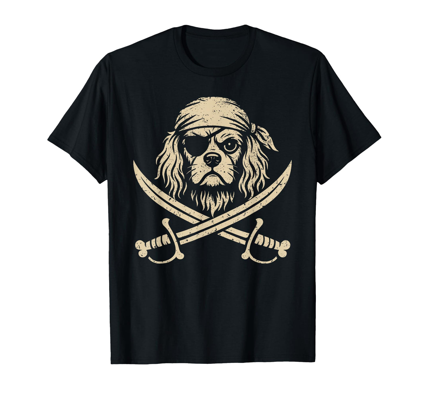 Pirate Cavalier King Charles Spaniel T-Shirt - Unique Graphic Unisex - T-Shirt, Sweatshirt, Hoodie