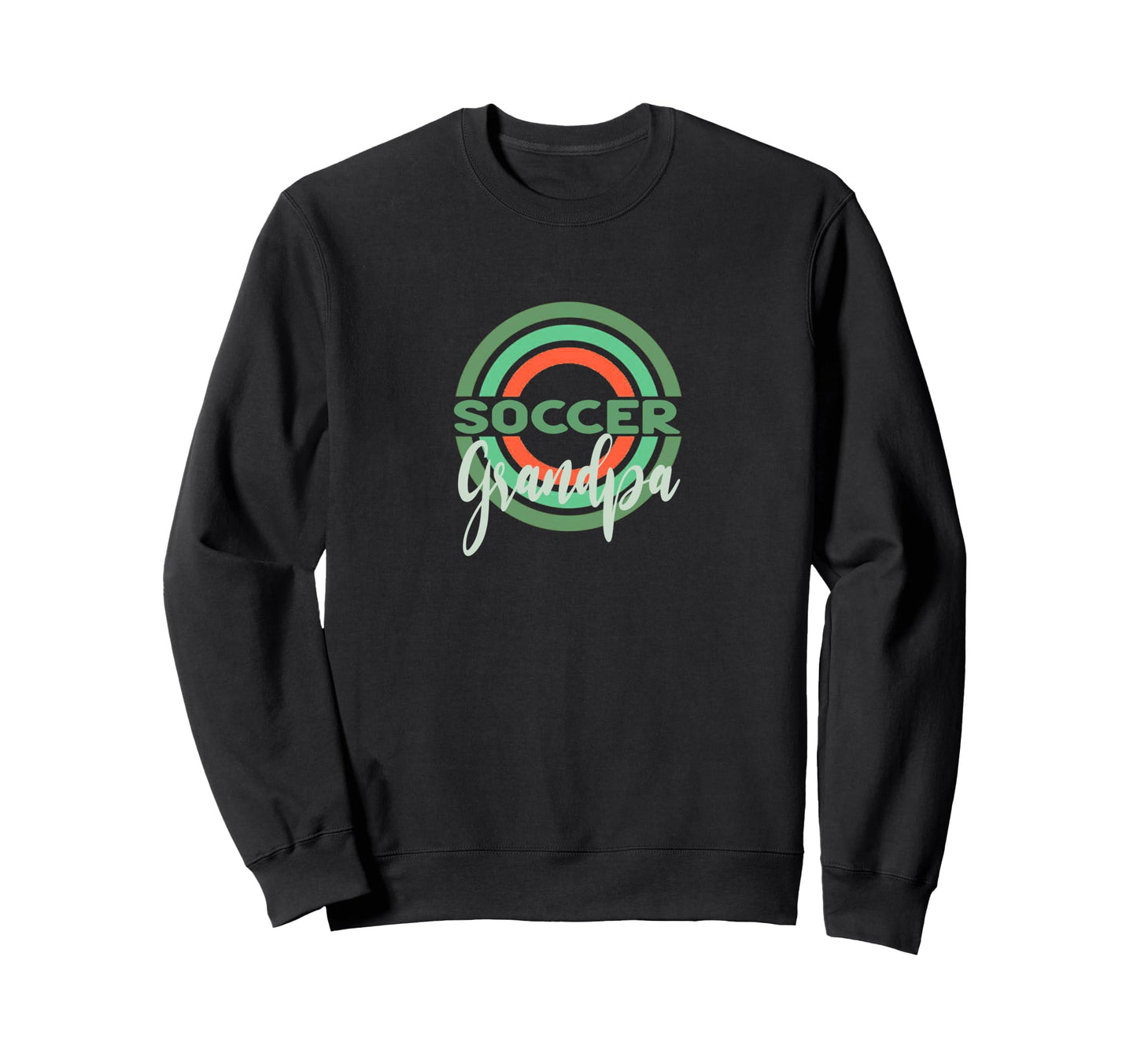 Soccer Grandpa Modern Soccer Circles Sweatshirt - Trendy Graphic for Adults - T-Shirt, Sweatshirt, Hoodie