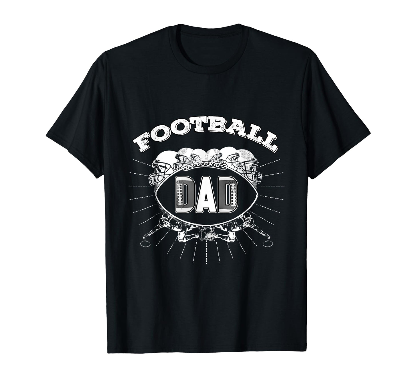 Football Dad Sports Ball Football Player T-Shirt - Minimalist Print Unisex - T-Shirt, Sweatshirt, Hoodie