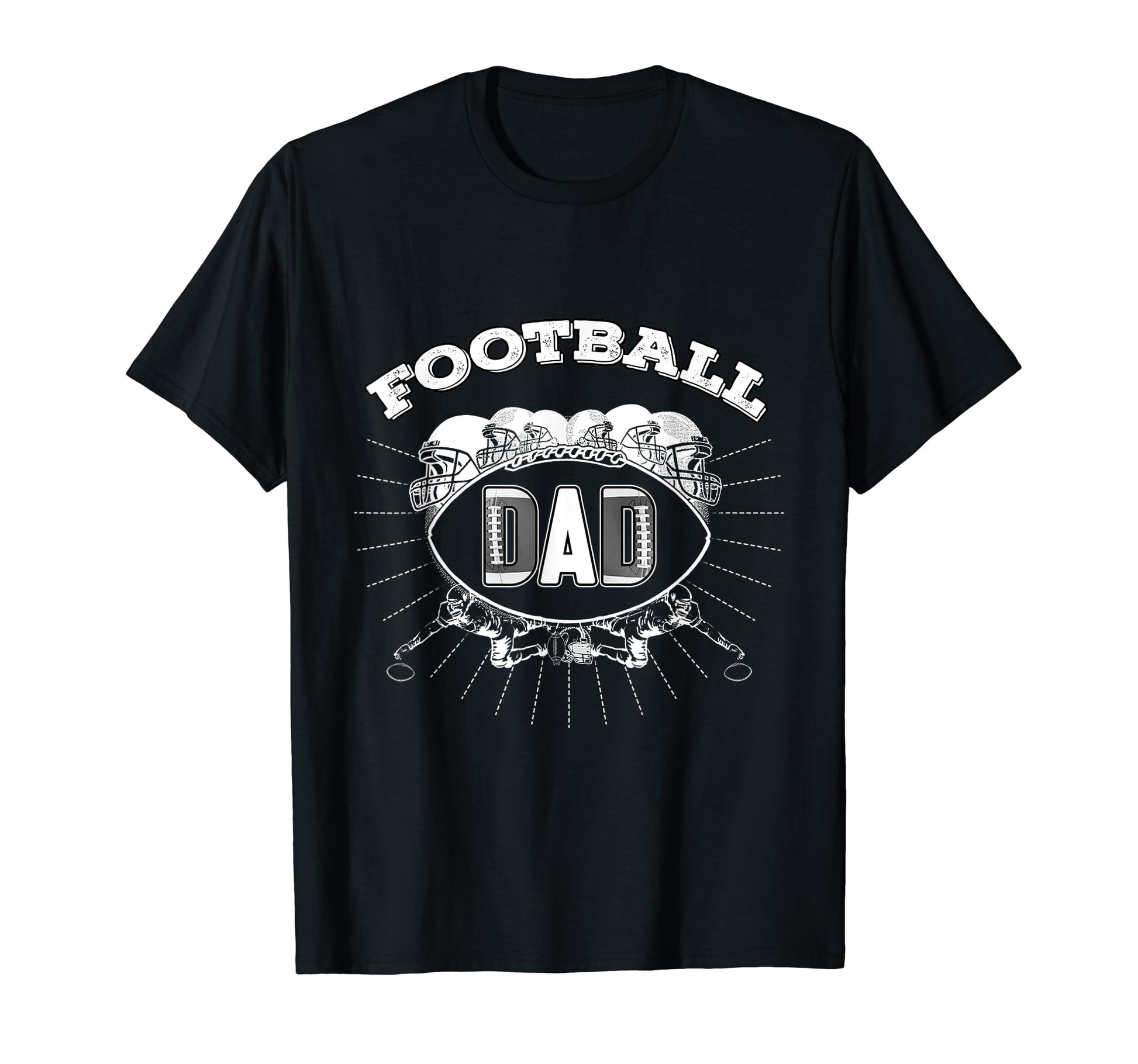 Football Dad Sports Ball Football Player T-Shirt - Minimalist Print Unisex - T-Shirt, Sweatshirt, Hoodie