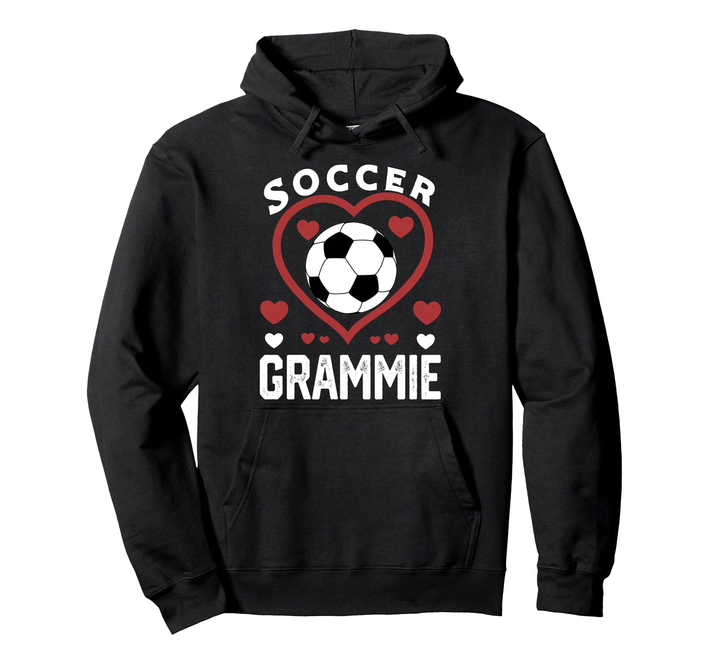 Soccer Grammie Heart Grammie Soccer Hoodie - Fun Novelty Design Men Women - T-Shirt, Sweatshirt, Hoodie