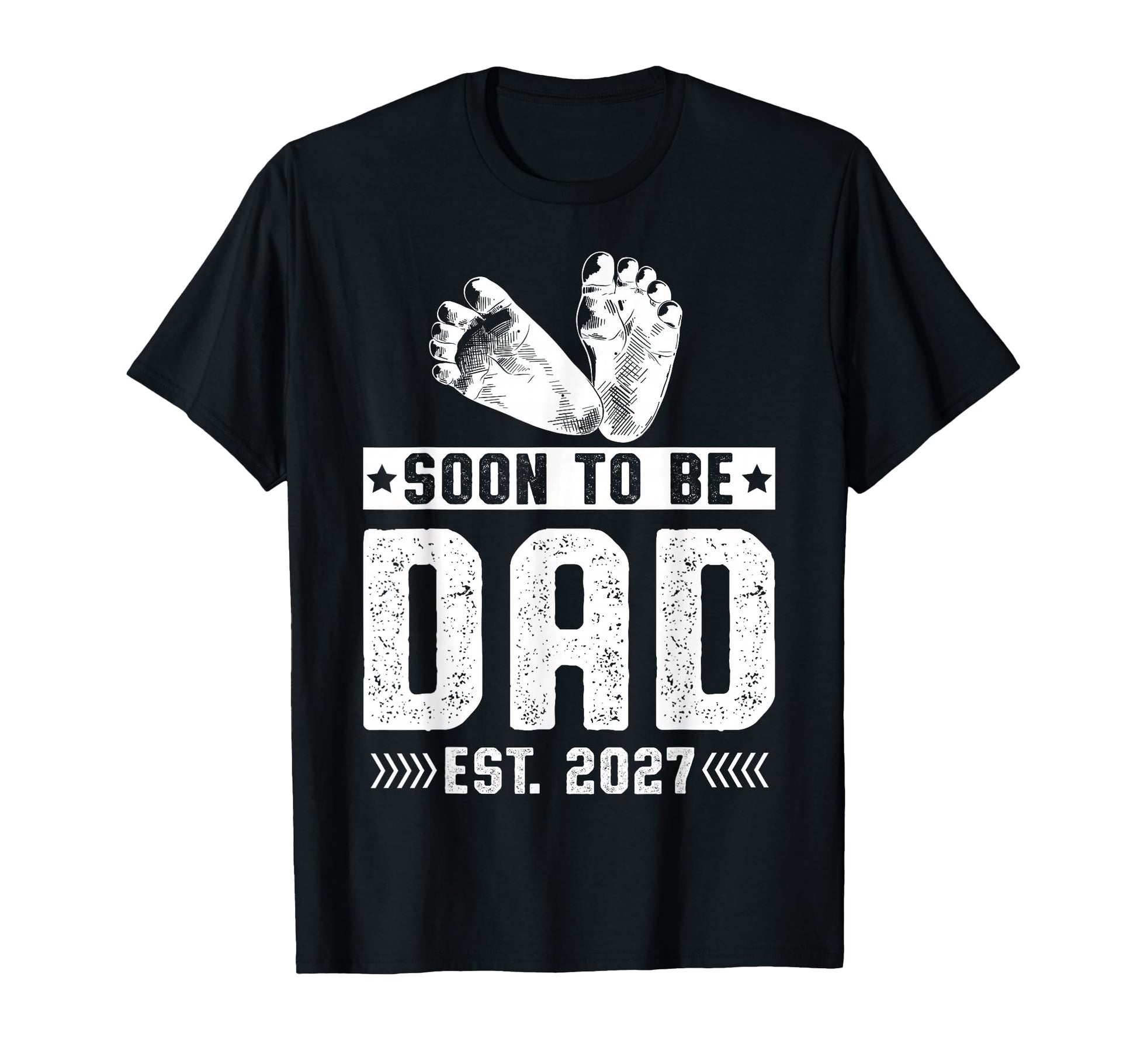 Soon To Be Dad Est 2027 New Dad T-Shirt - Aesthetic Graphic for Adults - T-Shirt, Sweatshirt, Hoodie