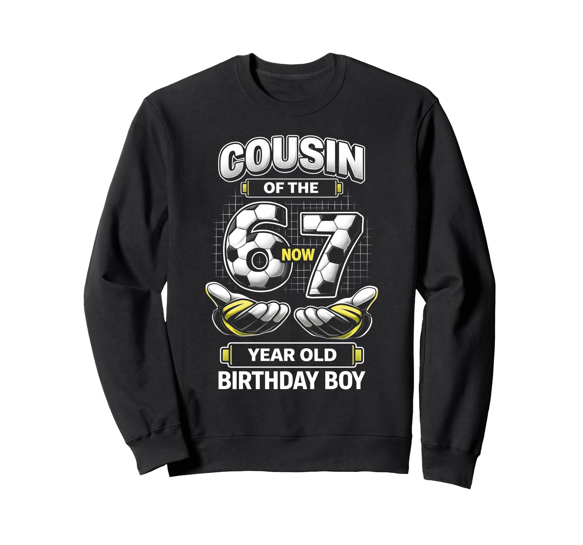Birthday I Was 6 Now Im 7 Six Seven Sweatshirt - Trendy Graphic Unisex - T-Shirt, Sweatshirt, Hoodie