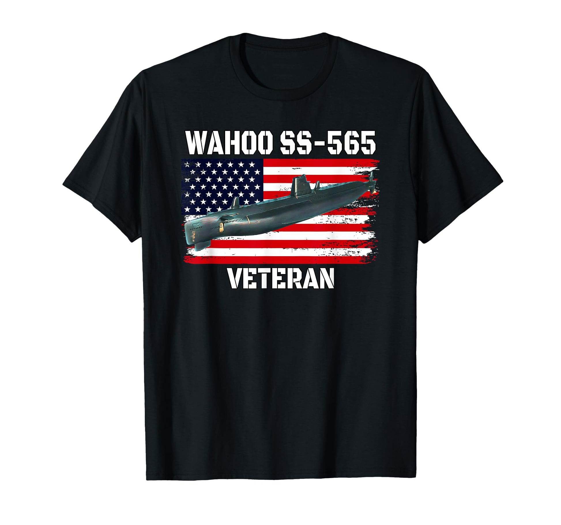 Submarine Uss Wahoo Ss 565 Veteran T-Shirt - Custom Art Print for Adults - T-Shirt, Sweatshirt, Hoodie