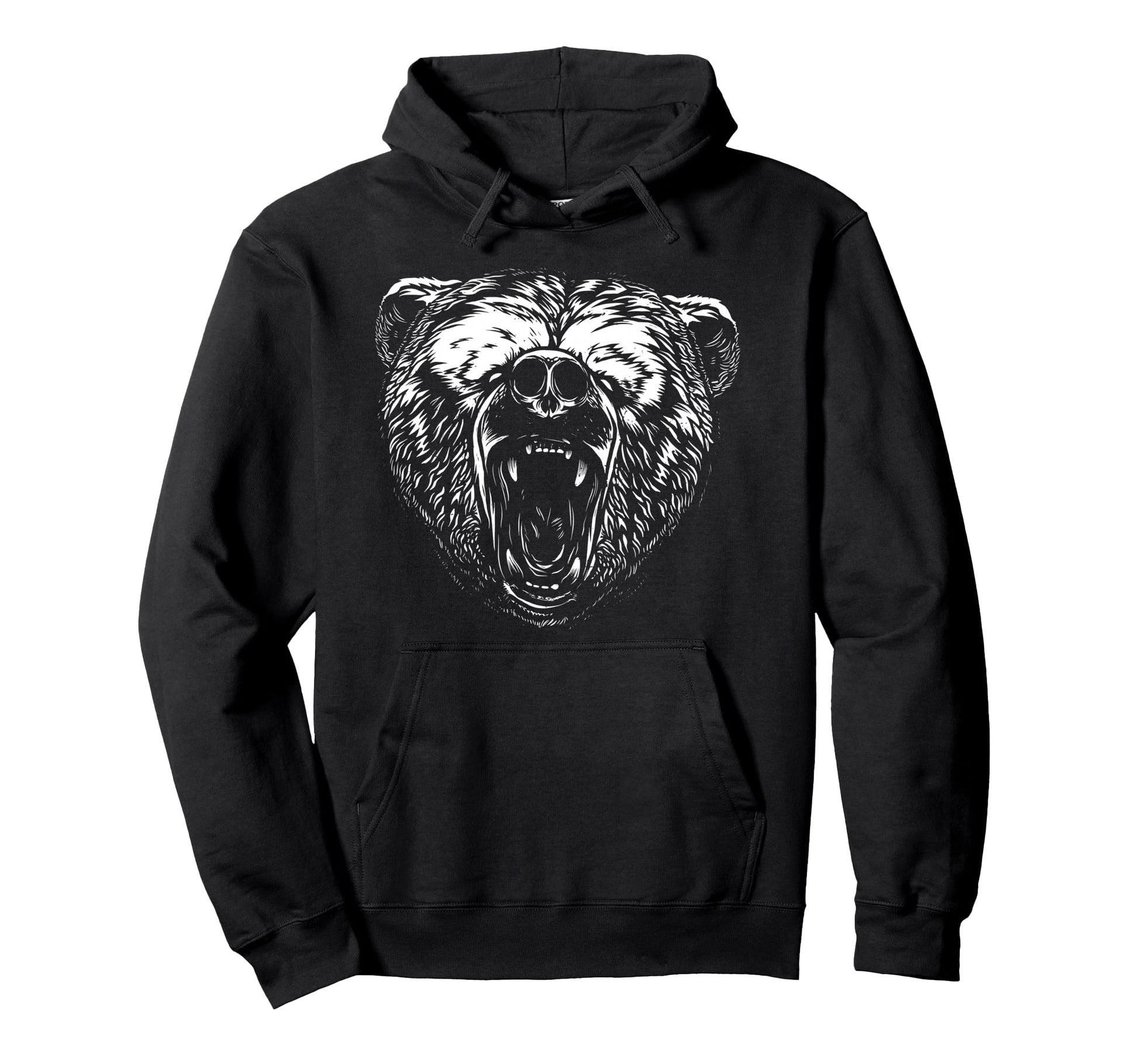 Bear Brown Head Bear Motif Bear Team Or Hoodie - Streetwear Style Unisex - T-Shirt, Sweatshirt, Hoodie