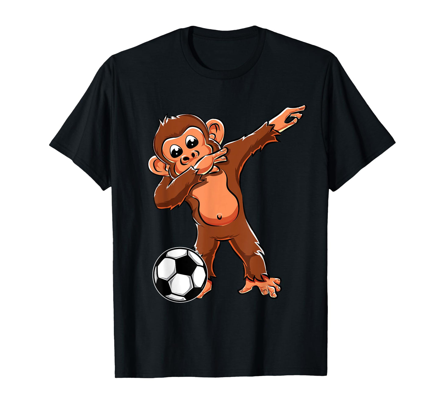 Dabbing Monkey Lovers Dab Soccer T-Shirt - Casual Everyday Wear Unisex - T-Shirt, Sweatshirt, Hoodie