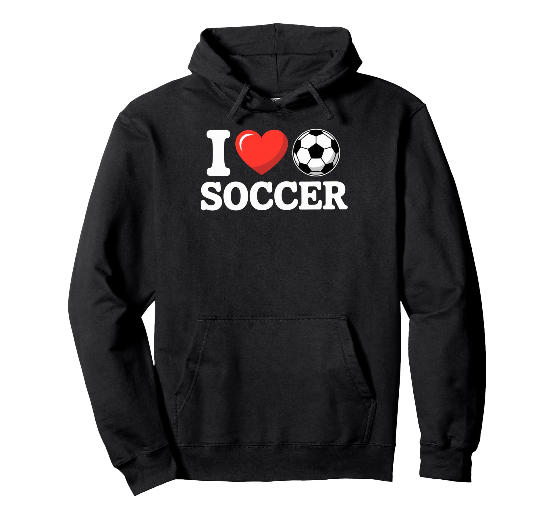 I Love Soccer Goalie Player Fan Game Hoodie - Minimalist Print Men Women - T-Shirt, Sweatshirt, Hoodie