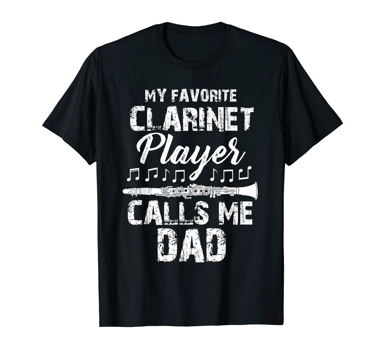 Clarinet Player Dad Musician Expert T-Shirt - Trendy Graphic for Adults - T-Shirt, Sweatshirt, Hoodie