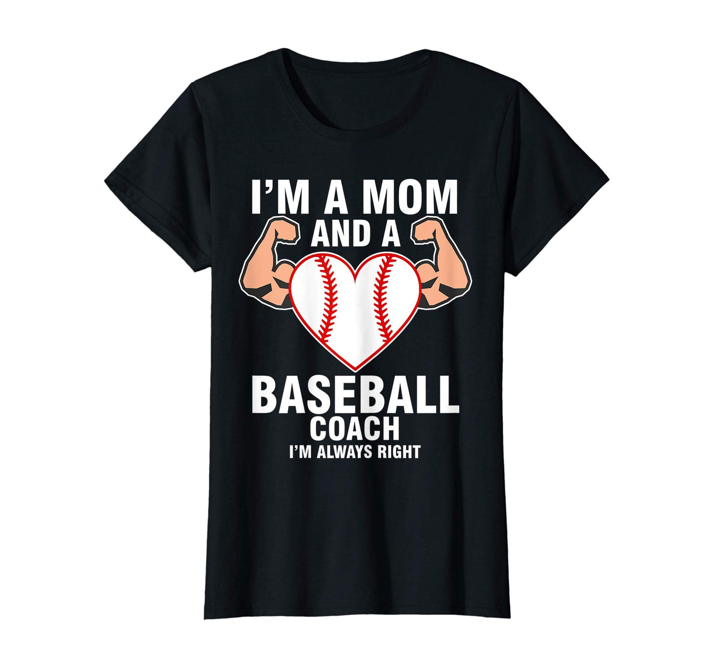 Womens Im Mom Baseball Coach Im T-Shirt - Streetwear Style for Adults - T-Shirt, Sweatshirt, Hoodie