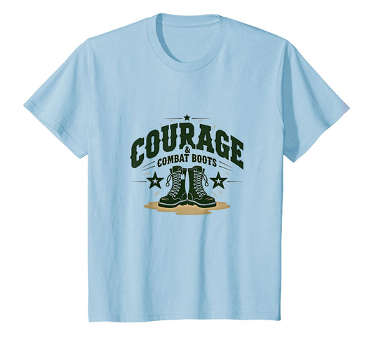 Army Dads American Dad Courage Combat T-Shirt - Graphic Print for Adults - T-Shirt, Sweatshirt, Hoodie