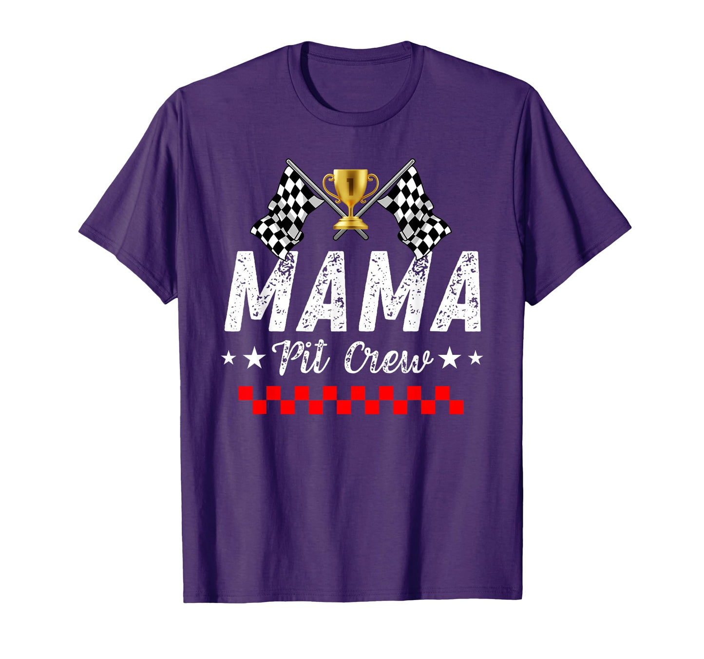 Mama Pit Crew Race Car Racing T-Shirt - Custom Art Print for Adults - T-Shirt, Sweatshirt, Hoodie
