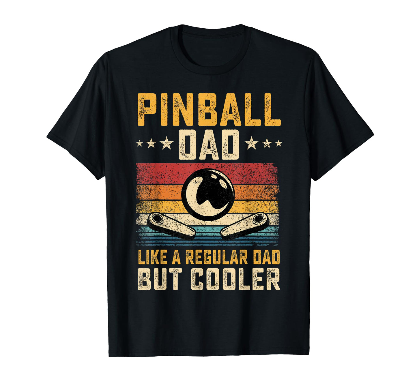Pinball Dad Like Regular Dad But Cooler T-Shirt - Graphic Print Men Women - T-Shirt, Sweatshirt, Hoodie