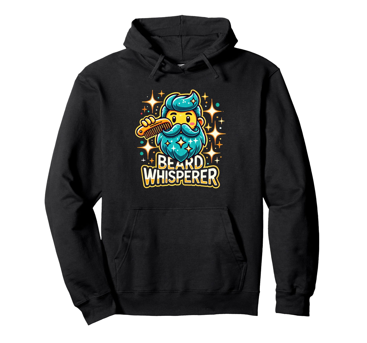 Beard Whisperer Funny Barber Stylist Bearded Hoodie - Graphic Print Unisex - T-Shirt, Sweatshirt, Hoodie