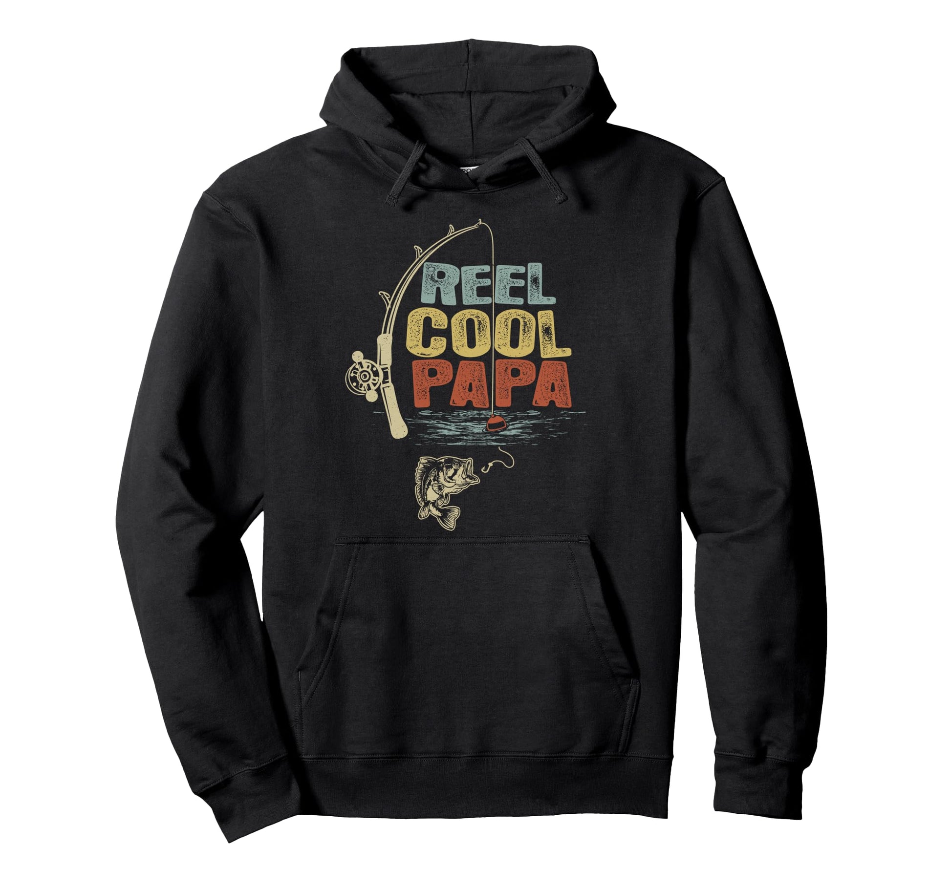 Funny Fisherman Reel Papa Hoodie - Aesthetic Graphic Unisex - T-Shirt, Sweatshirt, Hoodie