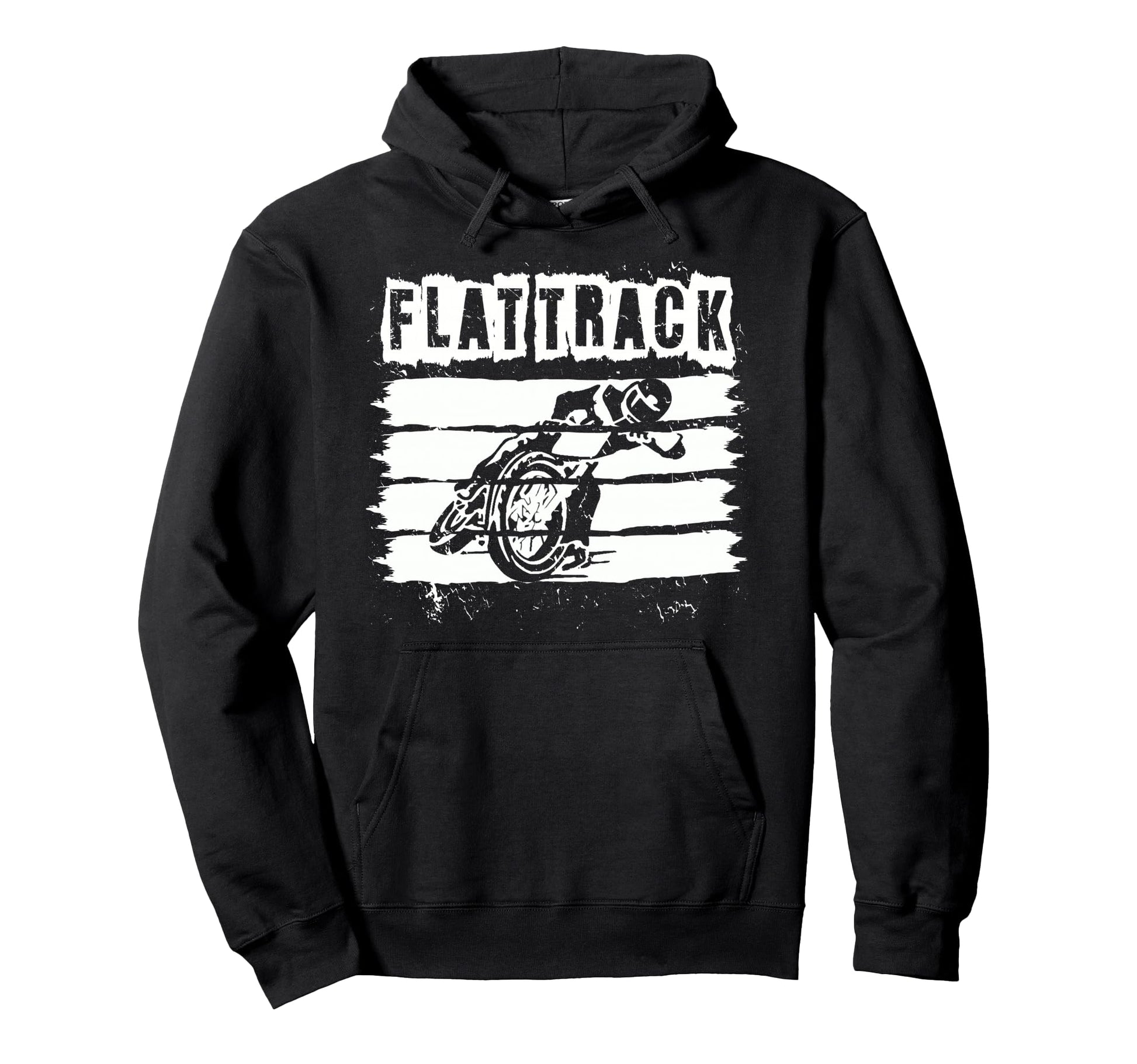Flat Track Motorcycle Racing Dirt Track Hoodie - Trendy Graphic Unisex - T-Shirt, Sweatshirt, Hoodie
