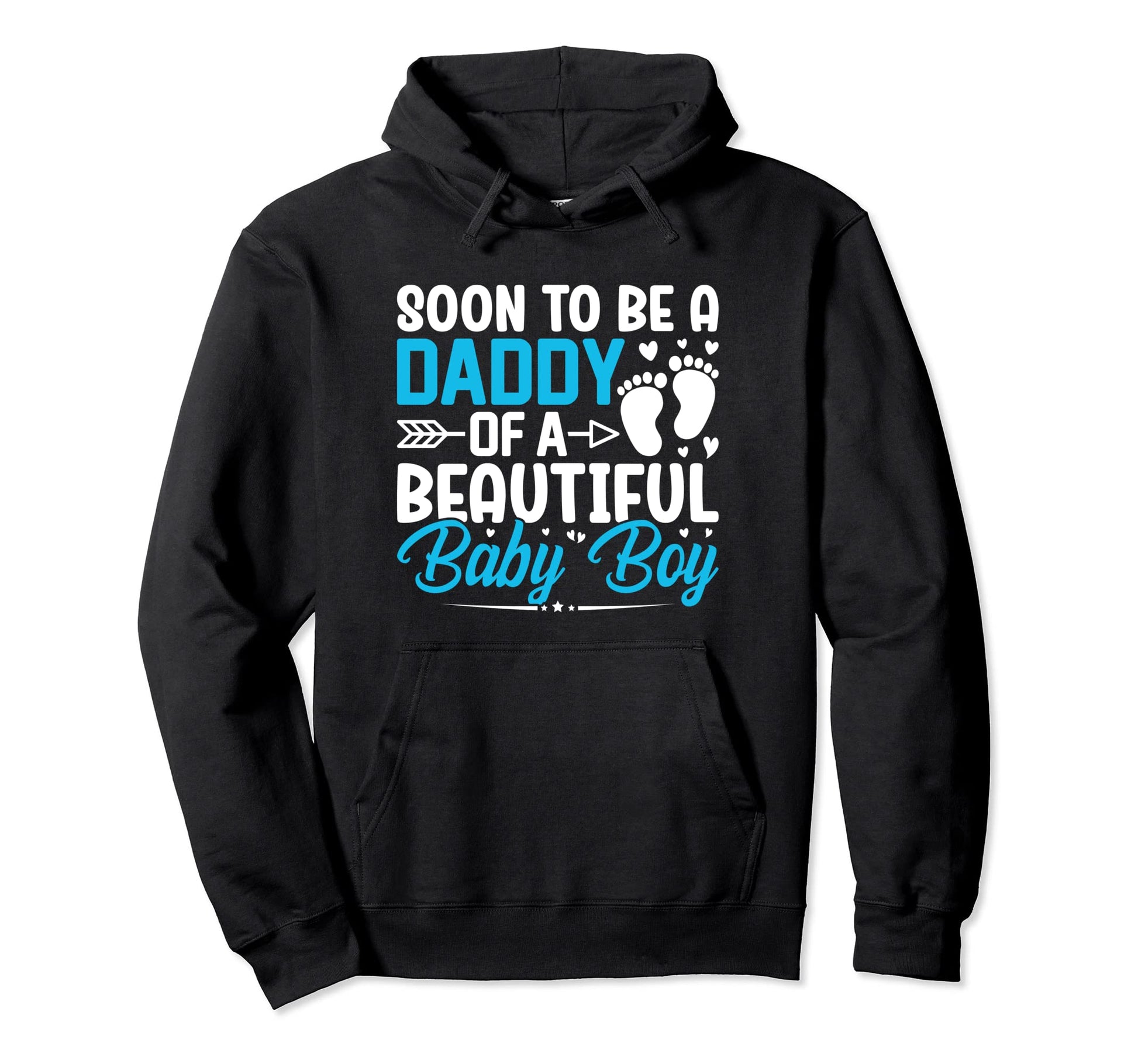 Soon To Be Daddy Beautiful Dad To Be Hoodie - Graphic Print for Adults - T-Shirt, Sweatshirt, Hoodie