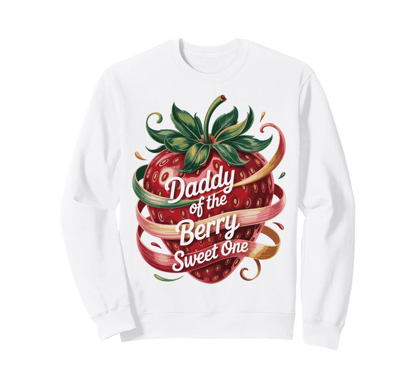 Berry Sweet One Strawberry Birthday Sweatshirt - Graphic Print Men Women - T-Shirt, Sweatshirt, Hoodie