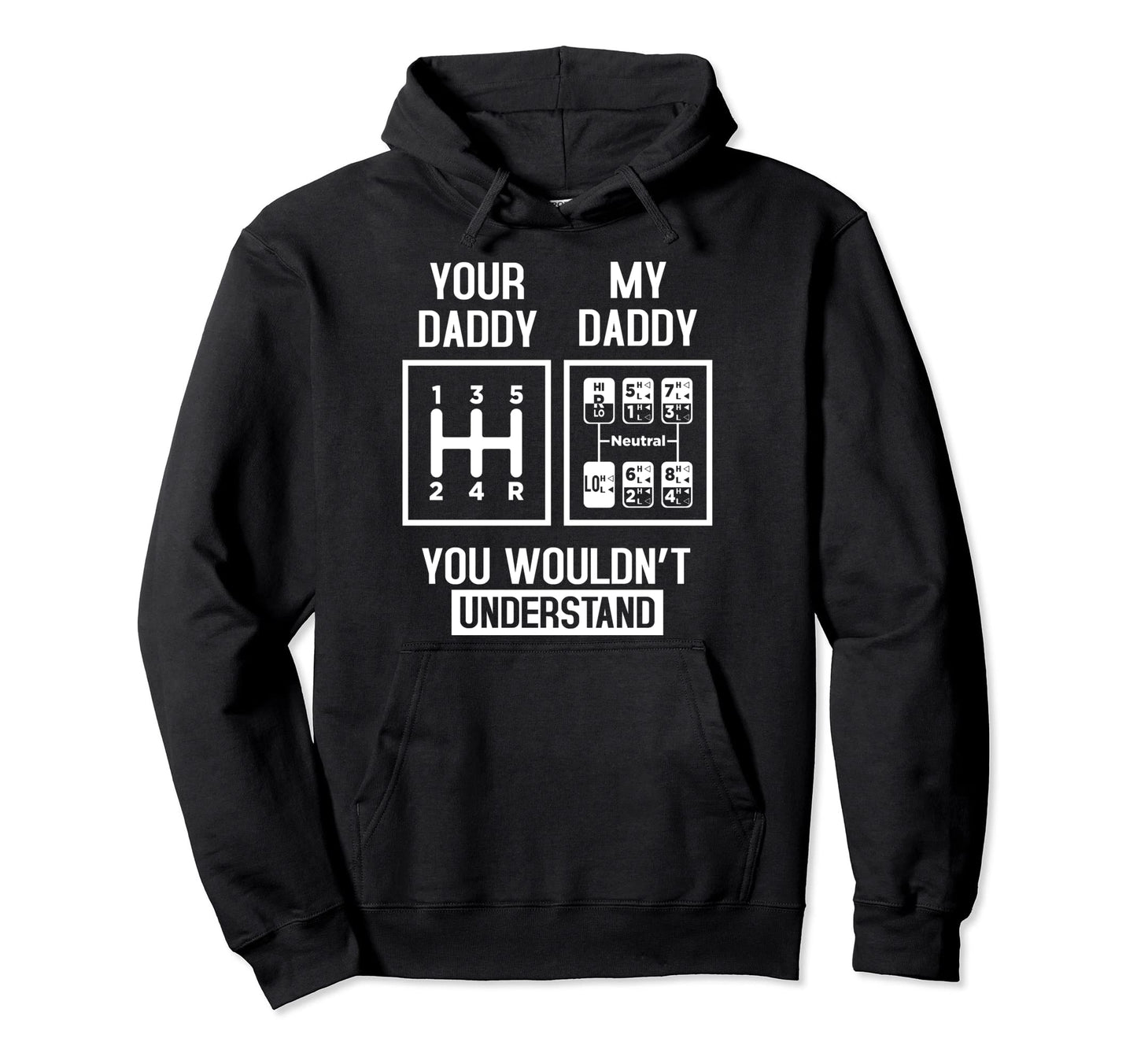 18 Wheeler Semi Truck Tractor Trailer Hoodie - Graphic Print for Adults - T-Shirt, Sweatshirt, Hoodie