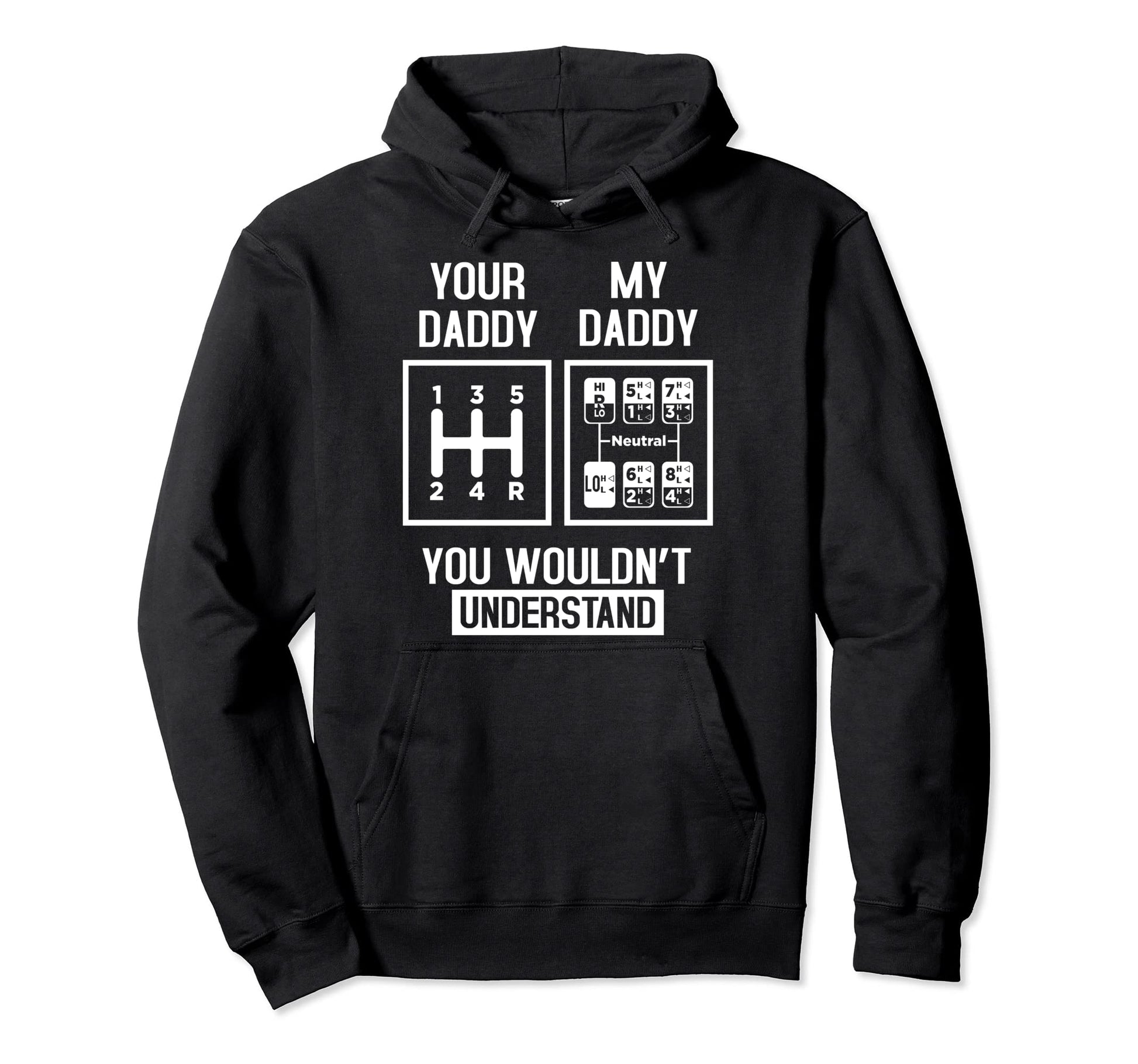18 Wheeler Semi Truck Tractor Trailer Hoodie - Graphic Print for Adults - T-Shirt, Sweatshirt, Hoodie