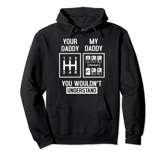 18 Wheeler Semi Truck Tractor Trailer Hoodie - Graphic Print for Adults - T-Shirt, Sweatshirt, Hoodie