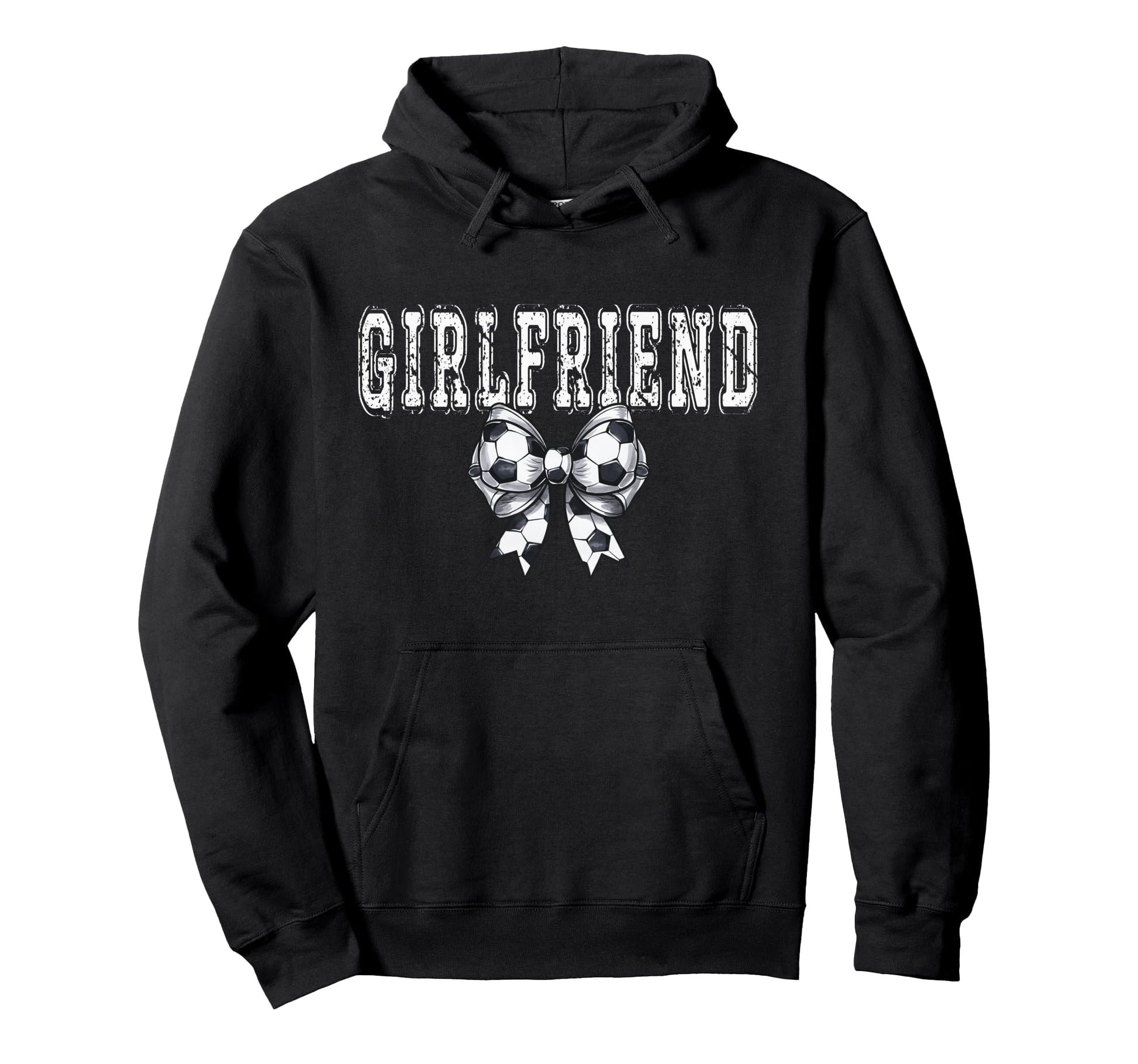 Coquette Soccer Girlfriend Spirit Hoodie - Fun Novelty Design for Adults - T-Shirt, Sweatshirt, Hoodie