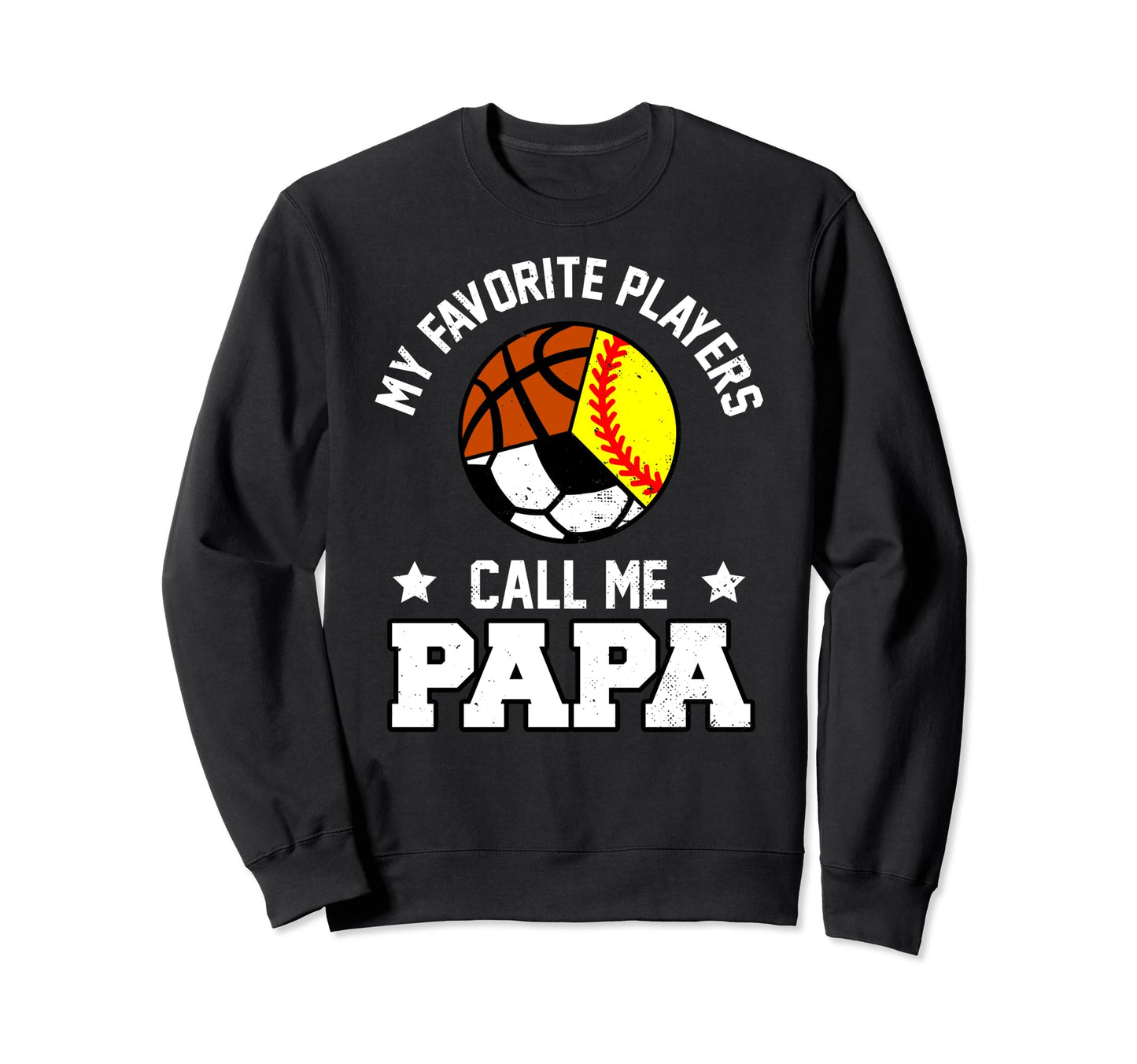My Favorites Softball Soccer Sweatshirt - Graphic Print Men Women - T-Shirt, Sweatshirt, Hoodie