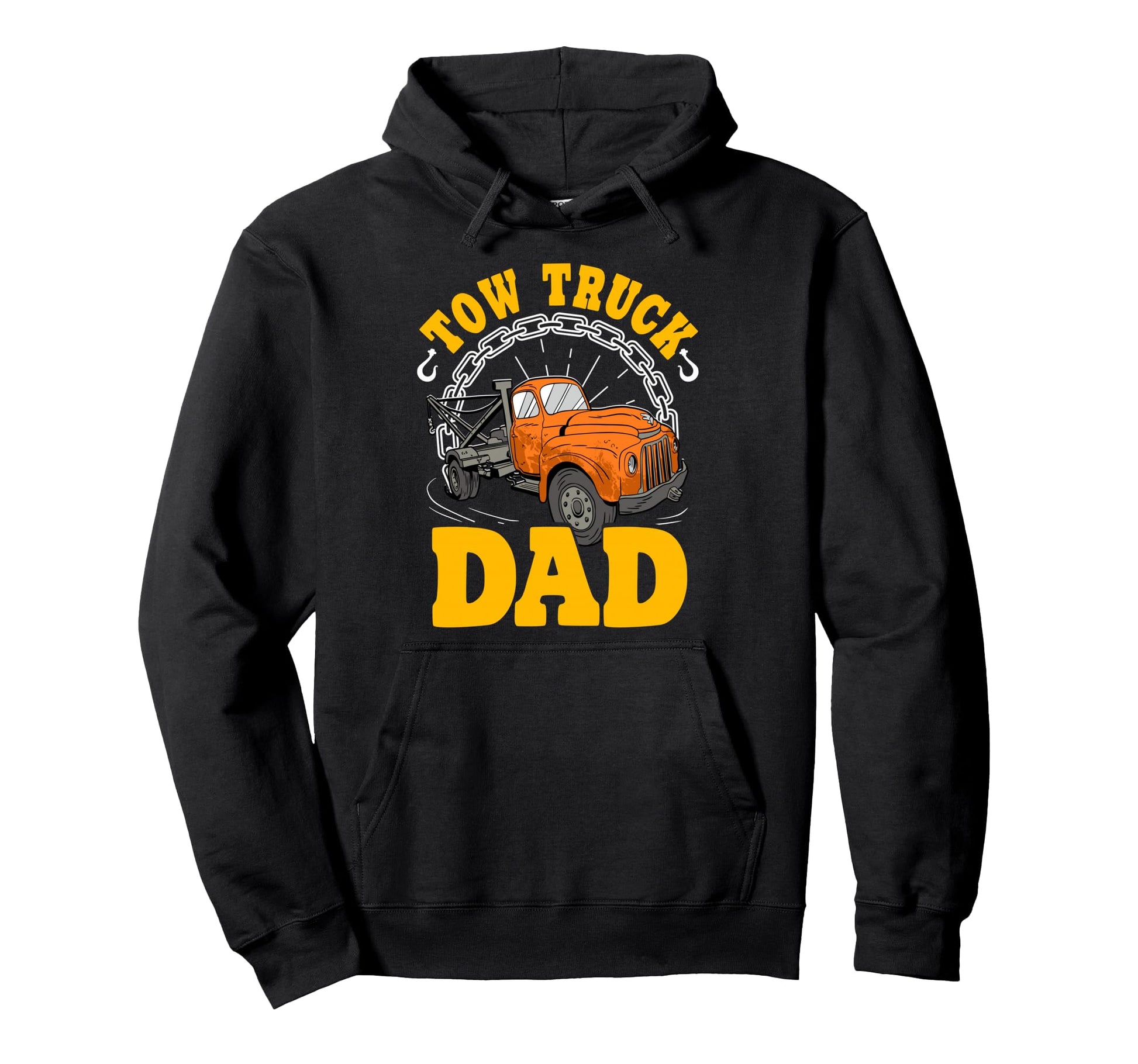 Wrecker Truck Driver Driving Tow Truck Hoodie - Custom Art Print Men Women - T-Shirt, Sweatshirt, Hoodie