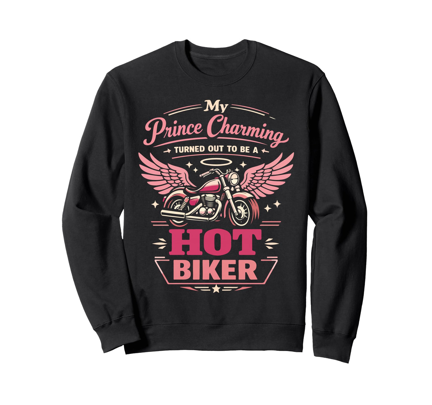 Motorcycle Biker Girlfriend My Sweatshirt - Casual Everyday Wear Unisex - T-Shirt, Sweatshirt, Hoodie