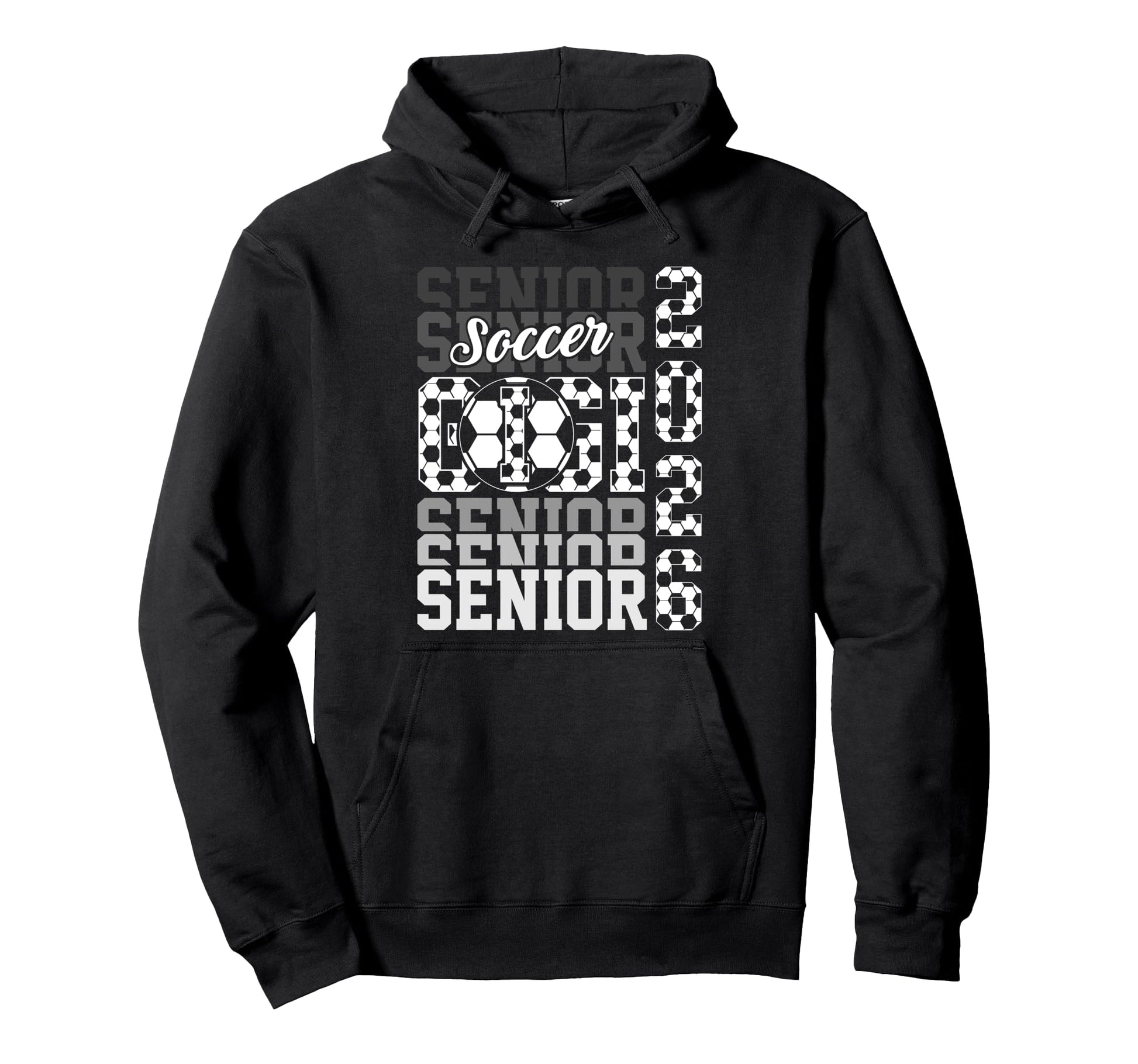 2026 Soccer Senior Gigi Graduation Hoodie - Minimalist Print for Adults - T-Shirt, Sweatshirt, Hoodie