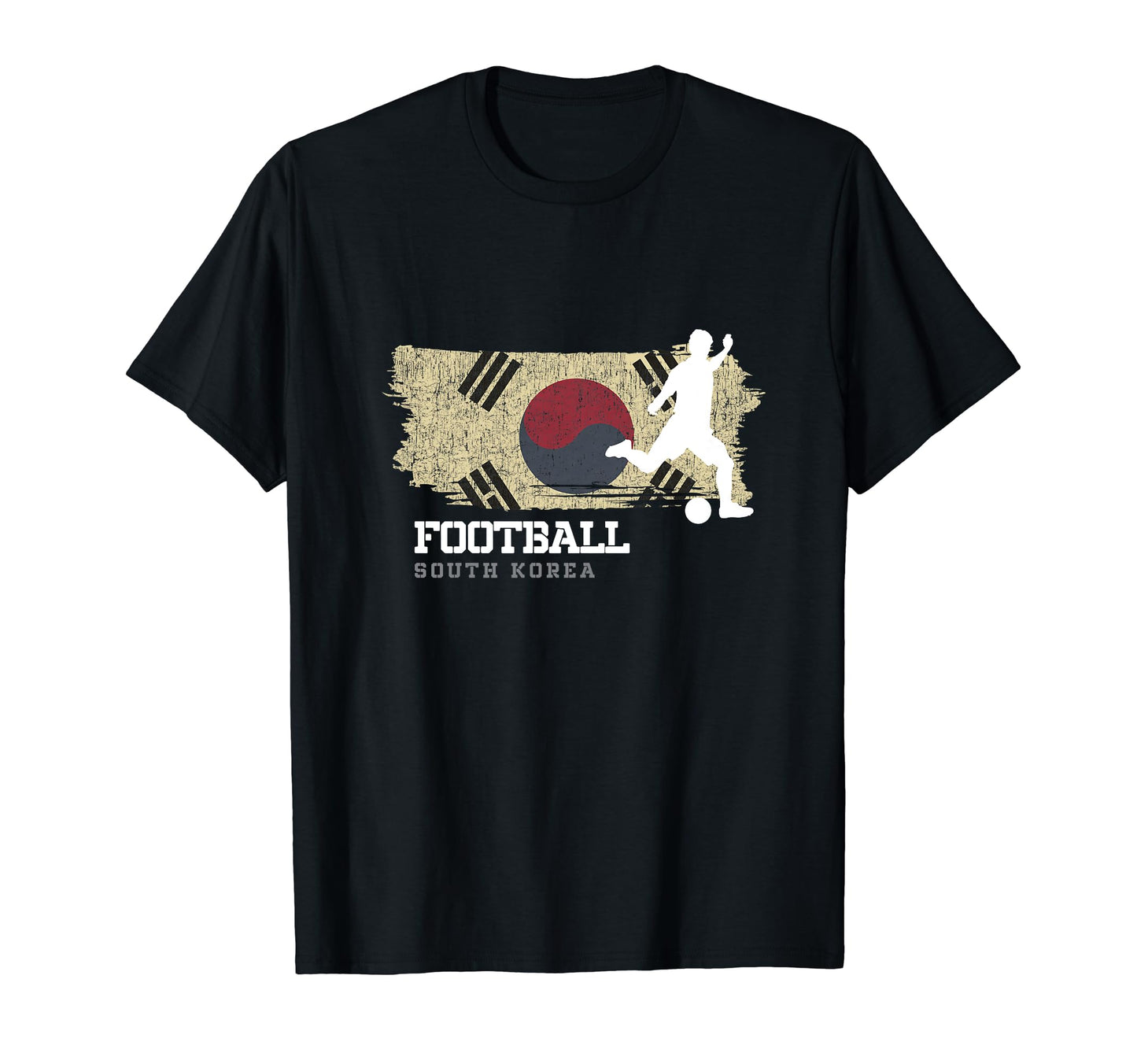 Football South Korea Flag Football T-Shirt - Novelty Apparel Men Women - T-Shirt, Sweatshirt, Hoodie