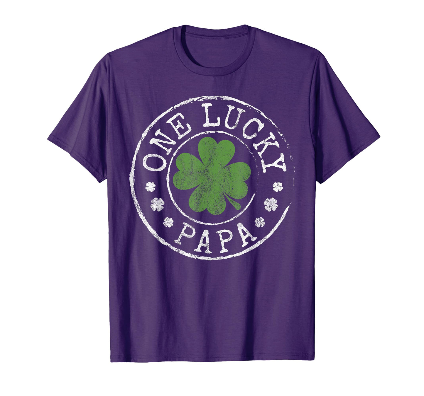 One Lucky Papa Funny Father Irish T-Shirt - Unique Graphic for Adults - T-Shirt, Sweatshirt, Hoodie