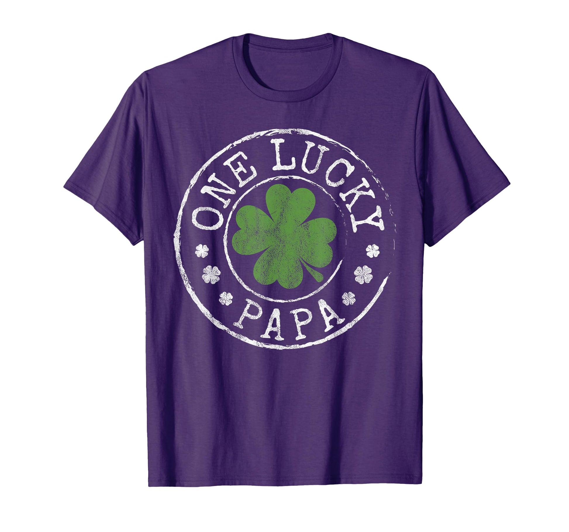 One Lucky Papa Funny Father Irish T-Shirt - Unique Graphic for Adults - T-Shirt, Sweatshirt, Hoodie