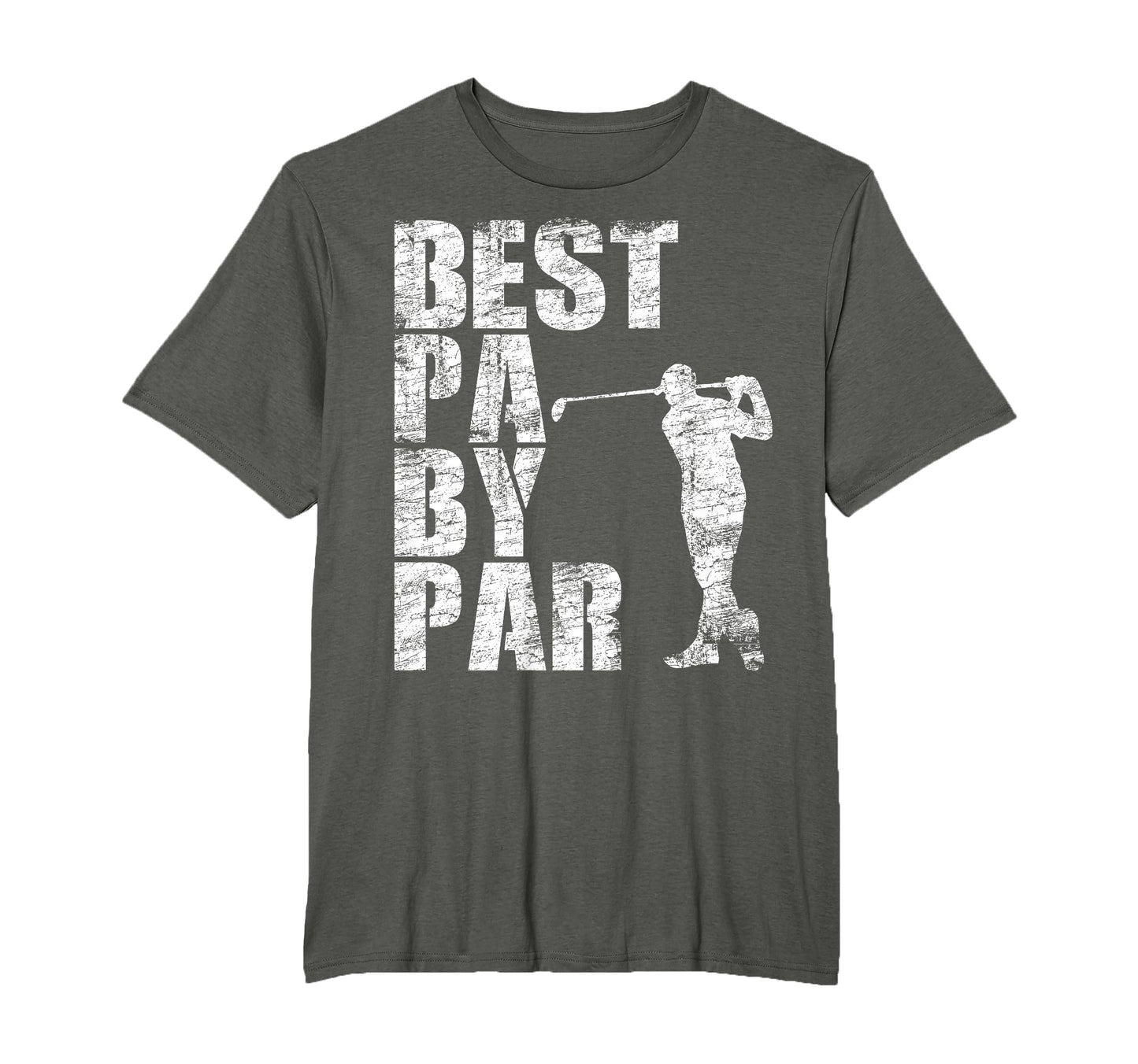 Mens Best Pa Par Dad Golf Distressed T-Shirt - Fun Novelty Design Men Women - T-Shirt, Sweatshirt, Hoodie