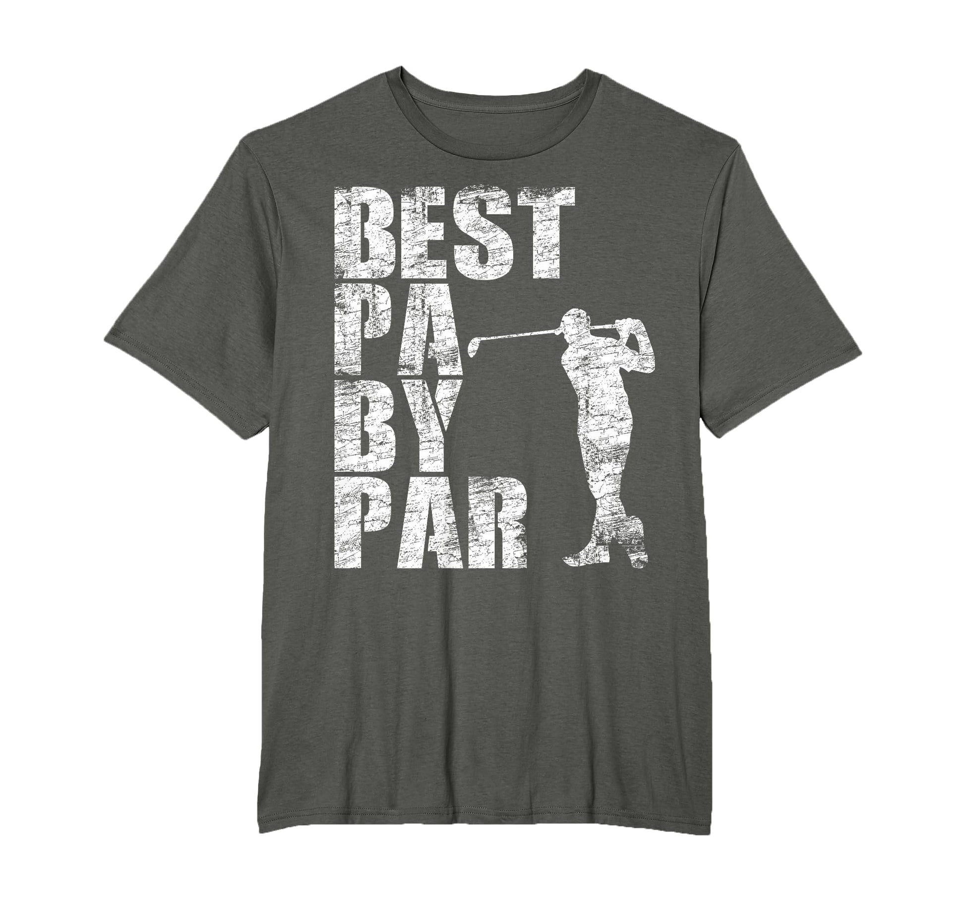 Mens Best Pa Par Dad Golf Distressed T-Shirt - Fun Novelty Design Men Women - T-Shirt, Sweatshirt, Hoodie