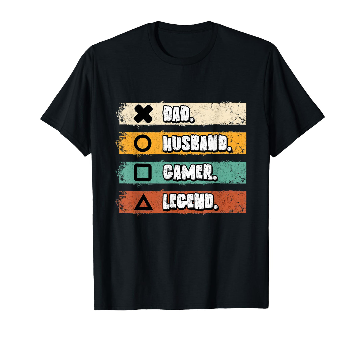 Dad Husband Gamer Legend Funny Video T-Shirt - Unique Graphic for Adults - T-Shirt, Sweatshirt, Hoodie