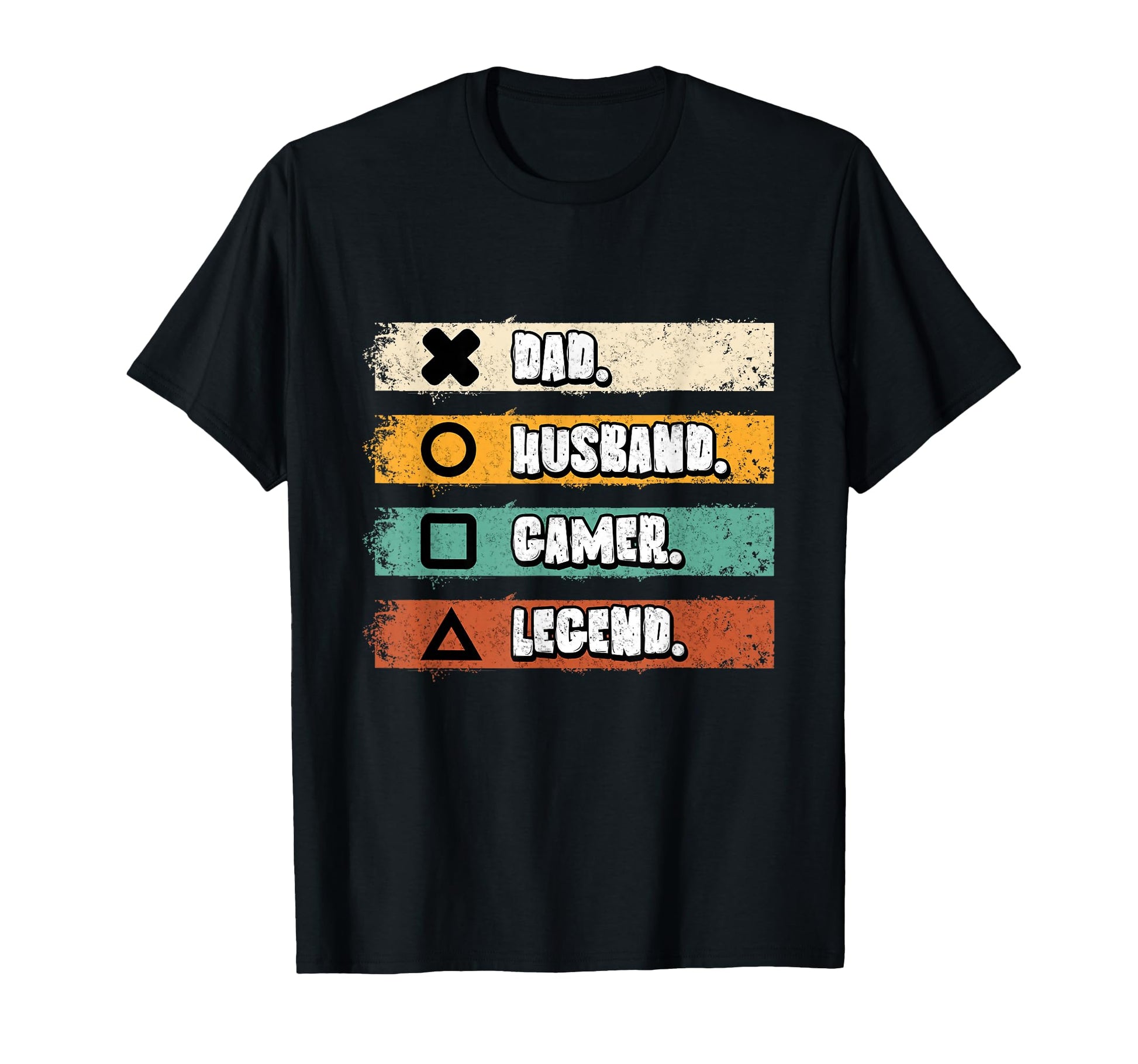 Dad Husband Gamer Legend Funny Video T-Shirt - Unique Graphic for Adults - T-Shirt, Sweatshirt, Hoodie