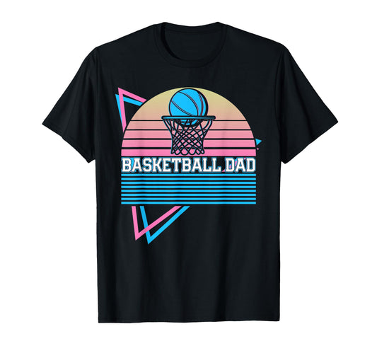 Basketball Basketball Dad T-Shirt - Minimalist Print Unisex - T-Shirt, Sweatshirt, Hoodie