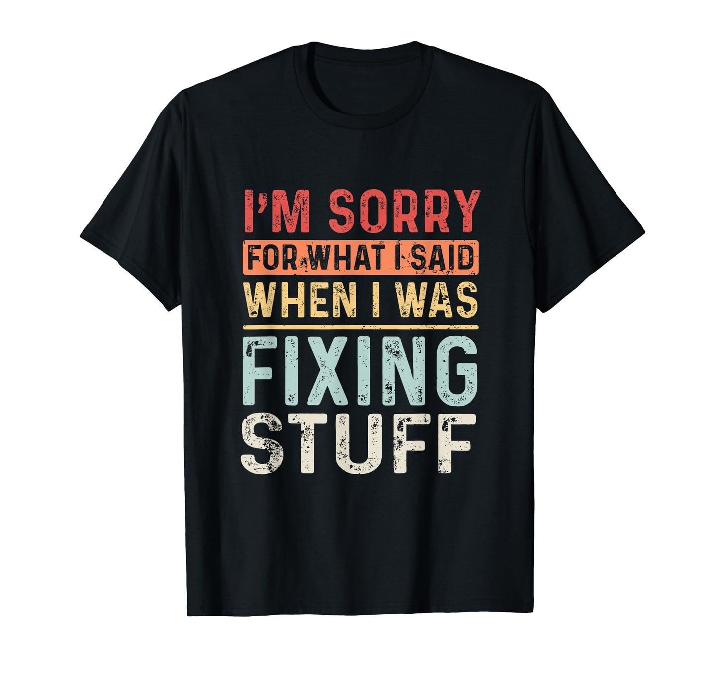 Papa Dad Mechanic Fixing Stuff Duct Tape T-Shirt - Custom Art Print Unisex - T-Shirt, Sweatshirt, Hoodie